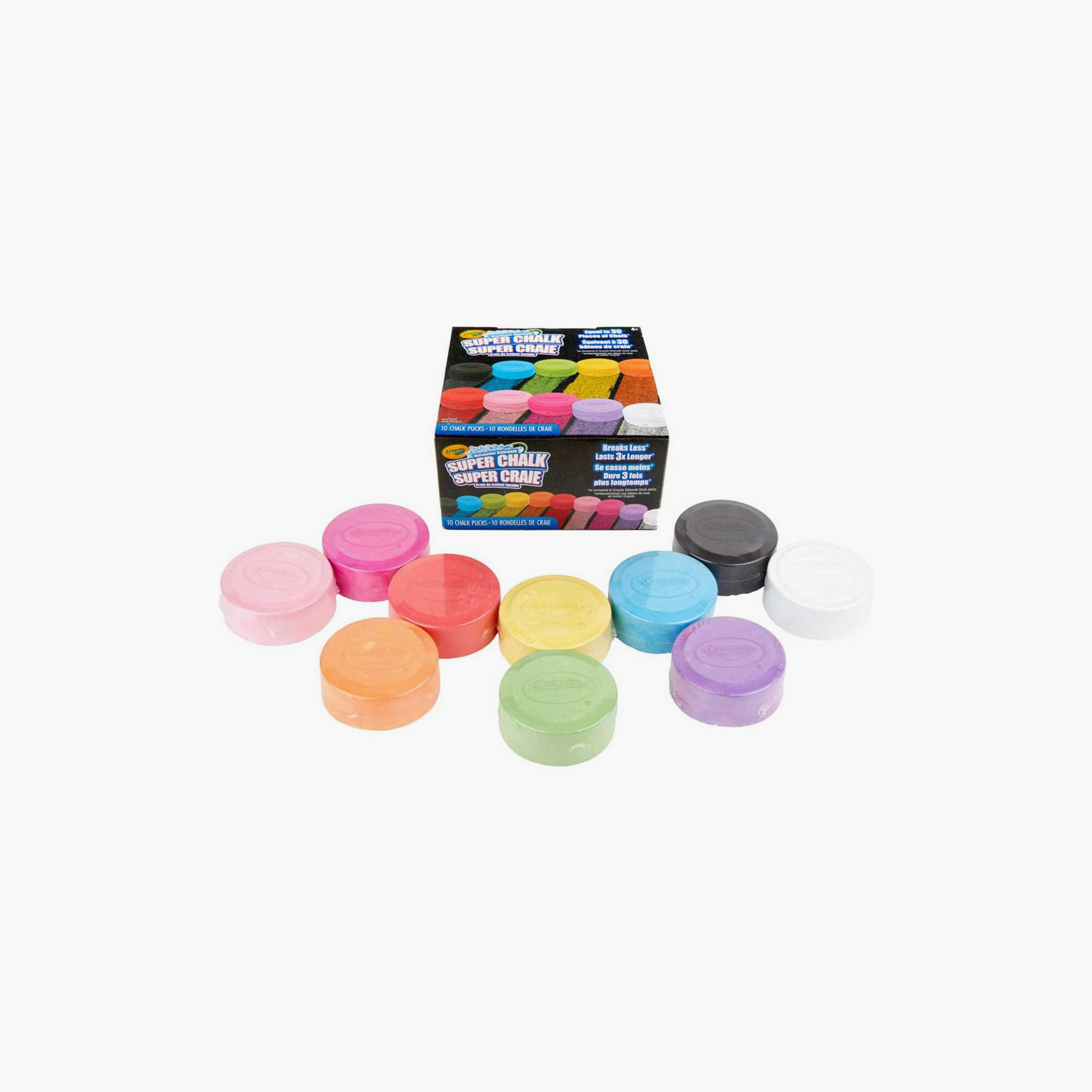 أقلام طباشير قابلة للغسل سايدوكس من كرايولا - 10 قطع-school-stationery-sets-image-2