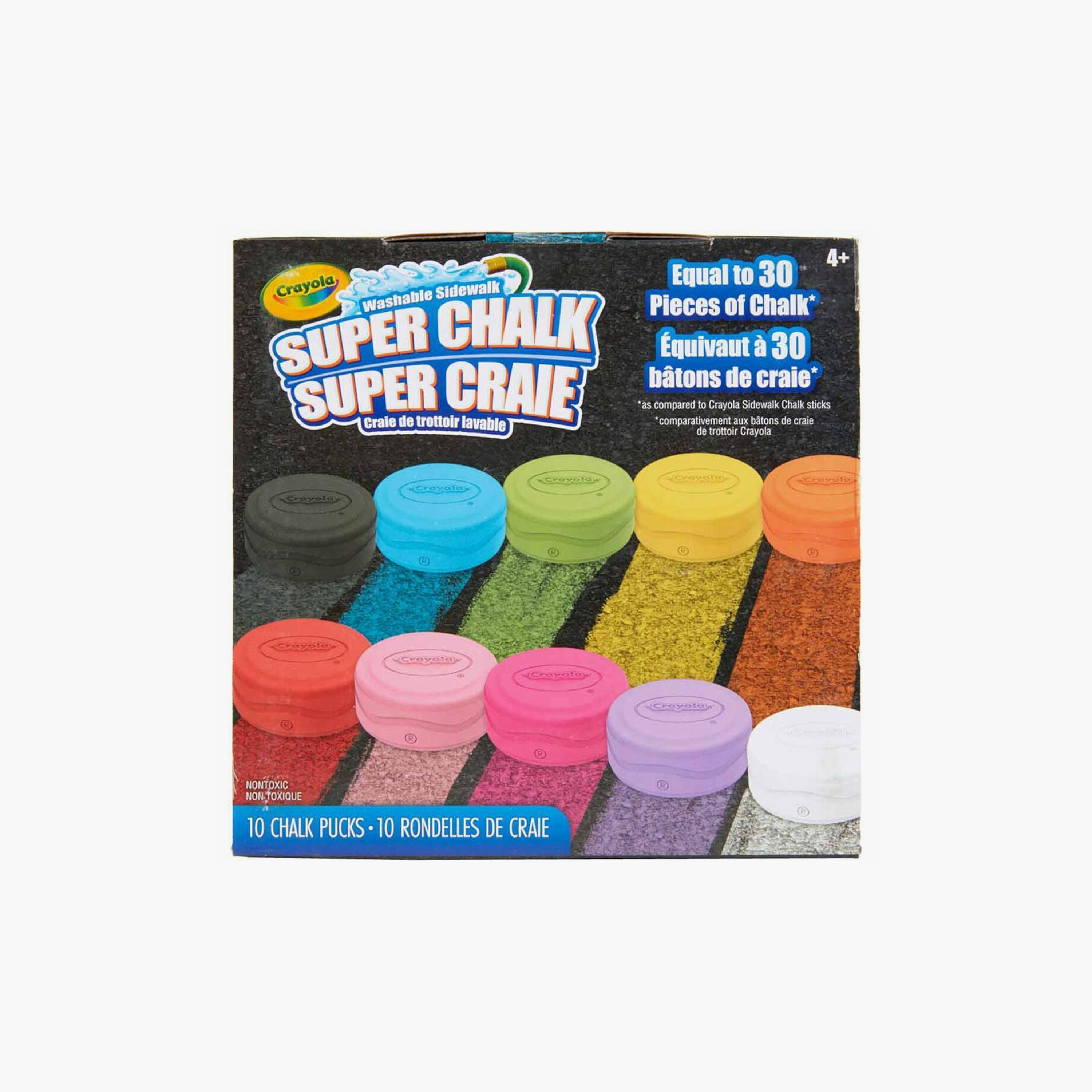 أقلام طباشير قابلة للغسل سايدوكس من كرايولا - 10 قطع-school-stationery-sets-image-3