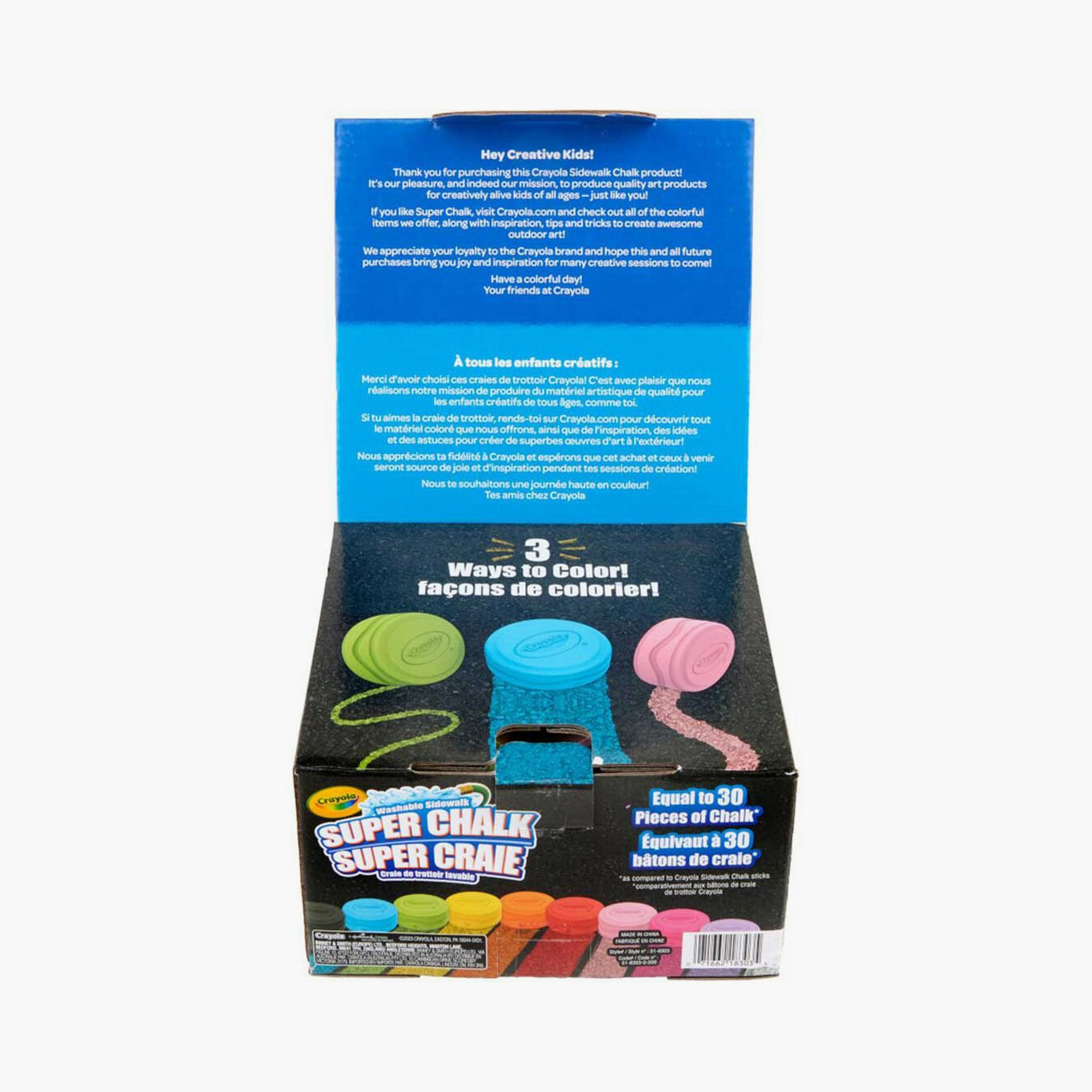 أقلام طباشير قابلة للغسل سايدوكس من كرايولا - 10 قطع-school-stationery-sets-image-4