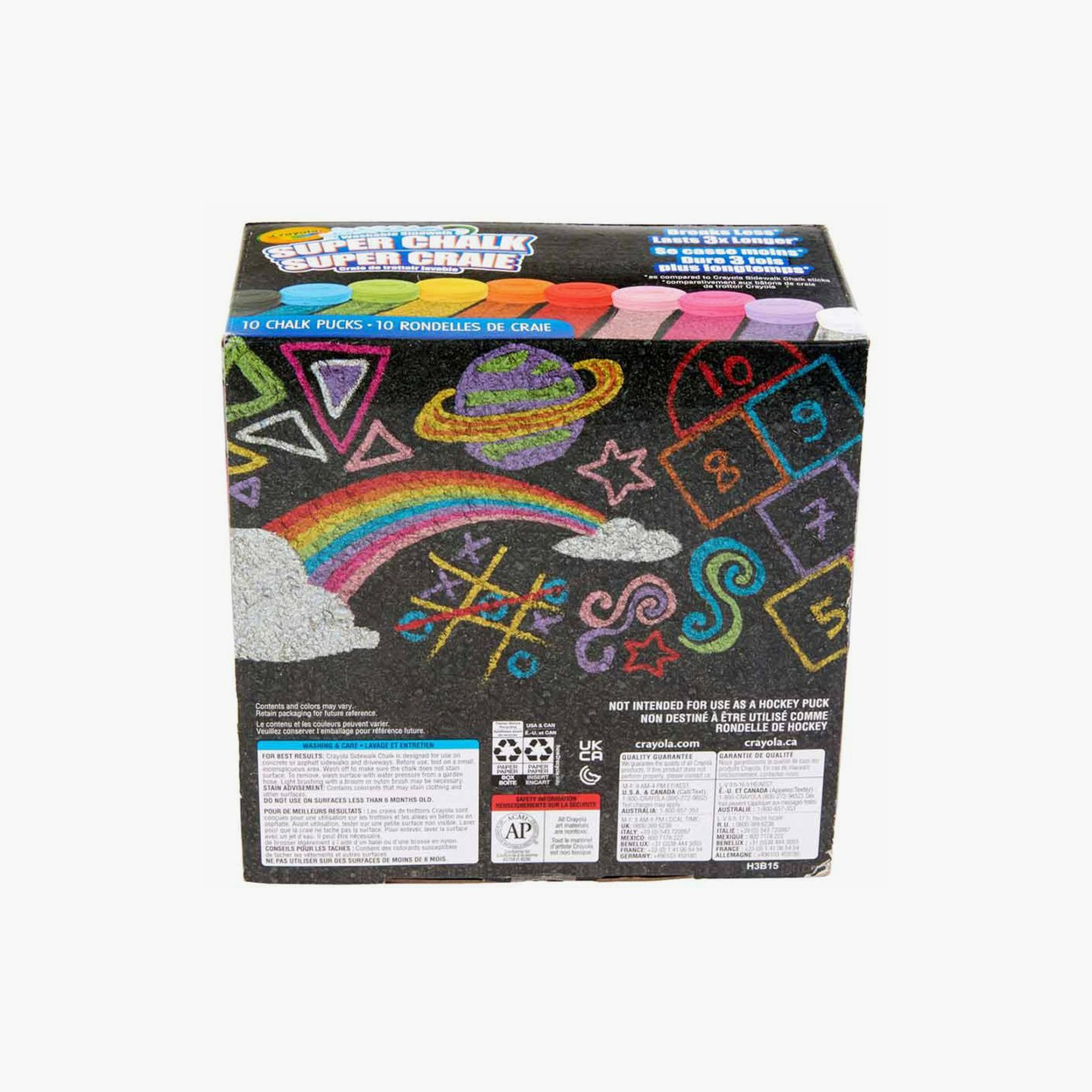 أقلام طباشير قابلة للغسل سايدوكس من كرايولا - 10 قطع-school-stationery-sets-image-6
