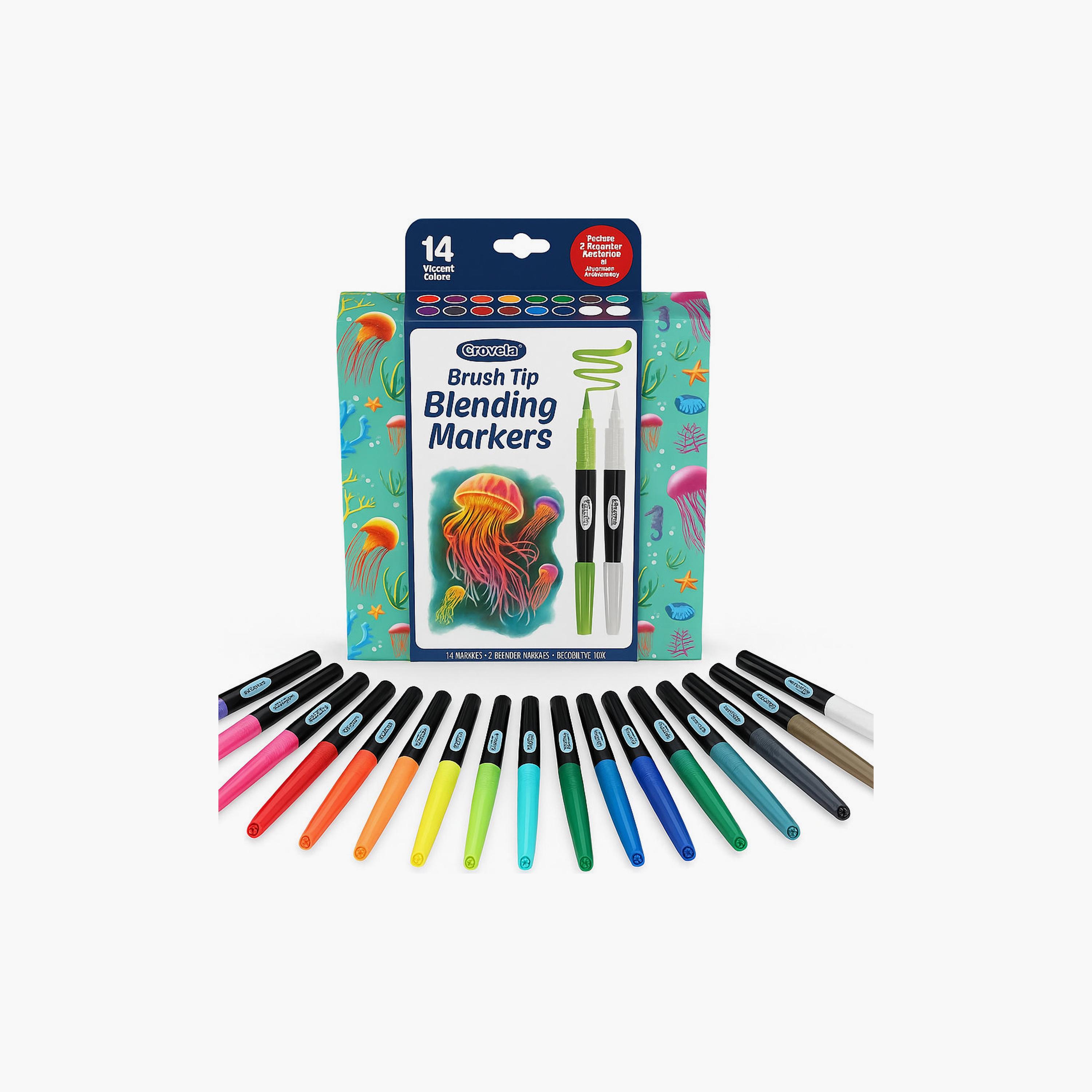 Crayola 16-Piece Blending Markers Set-school-stationery-sets-image-2