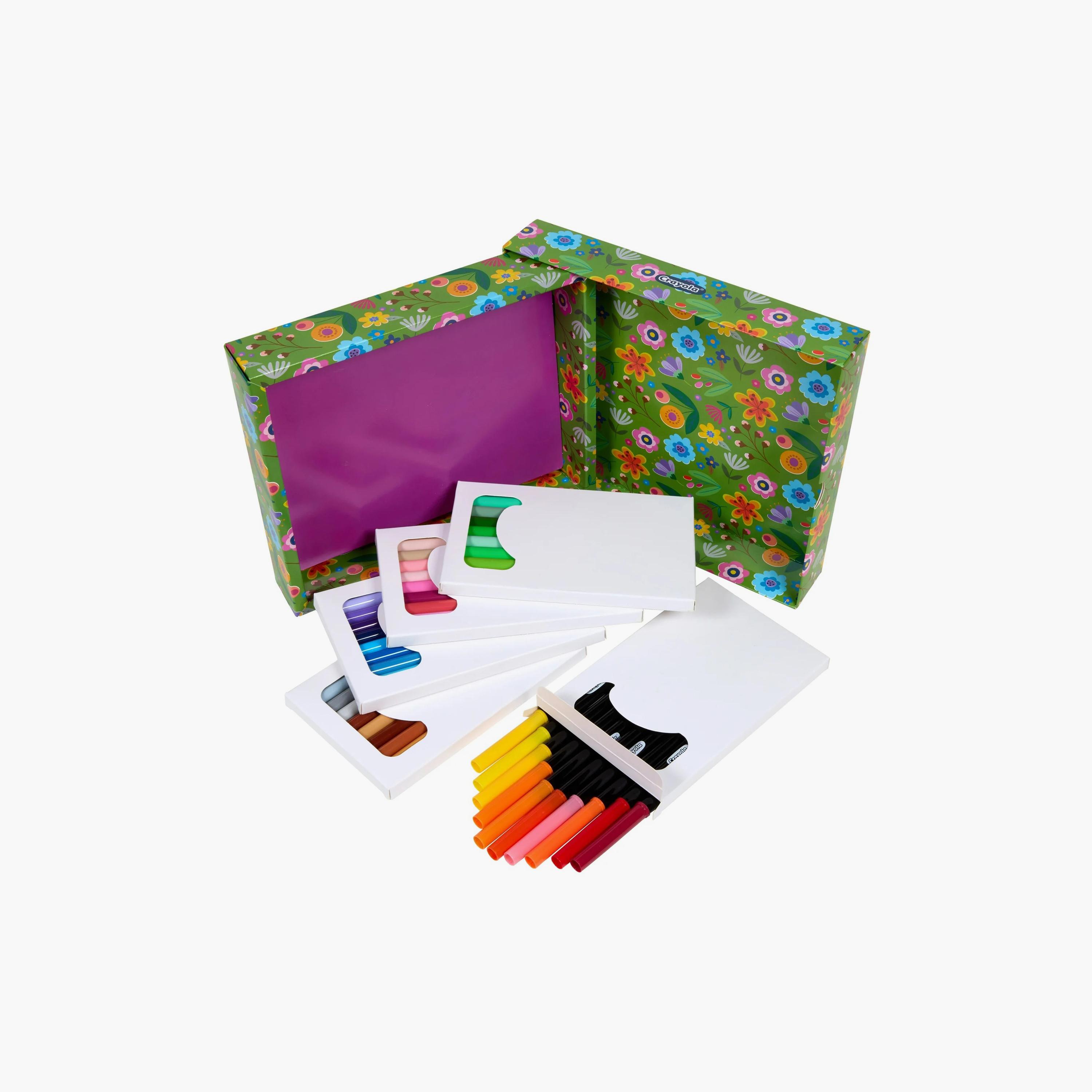 مجموعة أقلام تحديد للتلوين والتفاصيل من كرايولا - 50 قطعة-school-stationery-sets-image-4