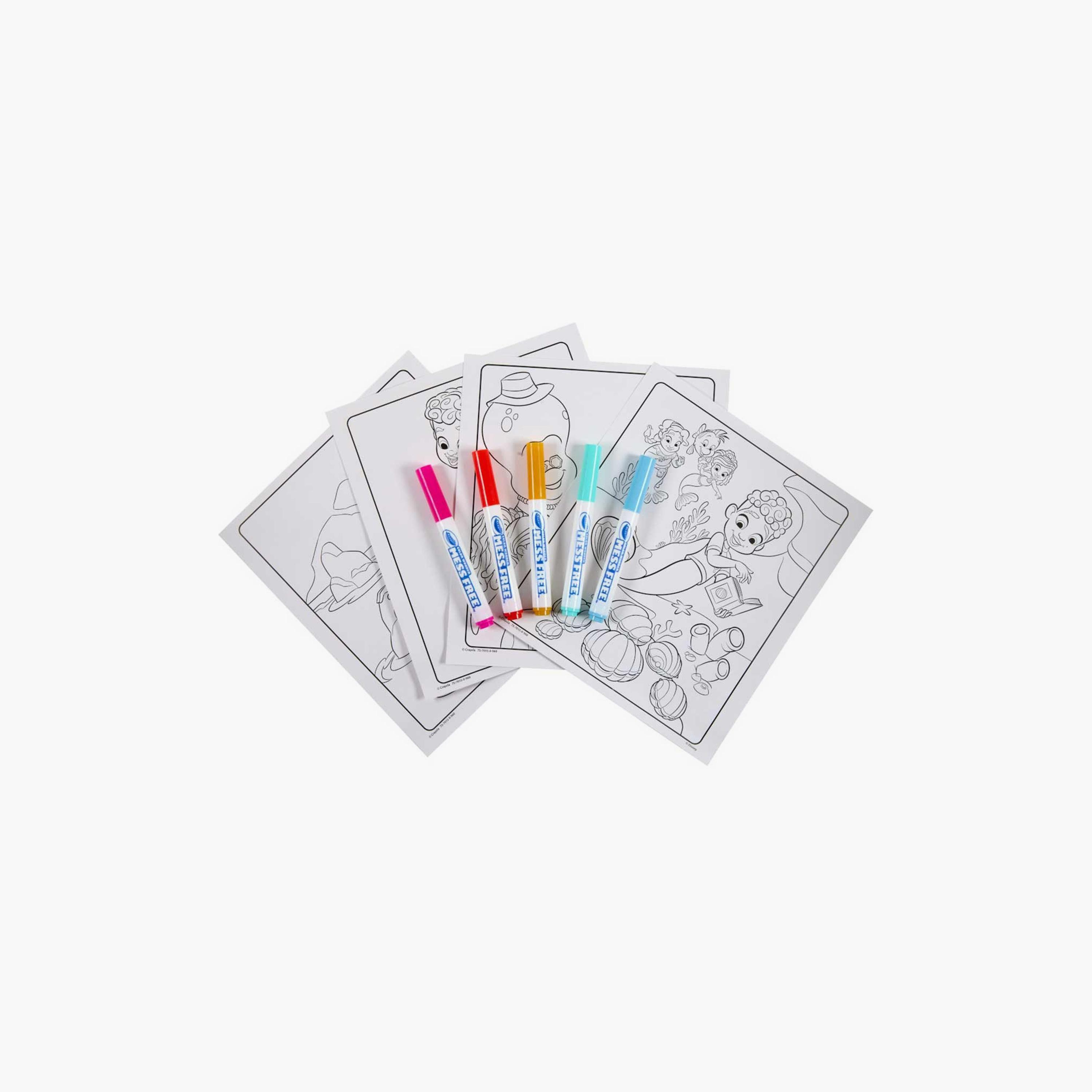 Crayola Colour Wonder Ariel Mess-Free Colouring Set – Disney Junior-school-stationery-sets-image-1