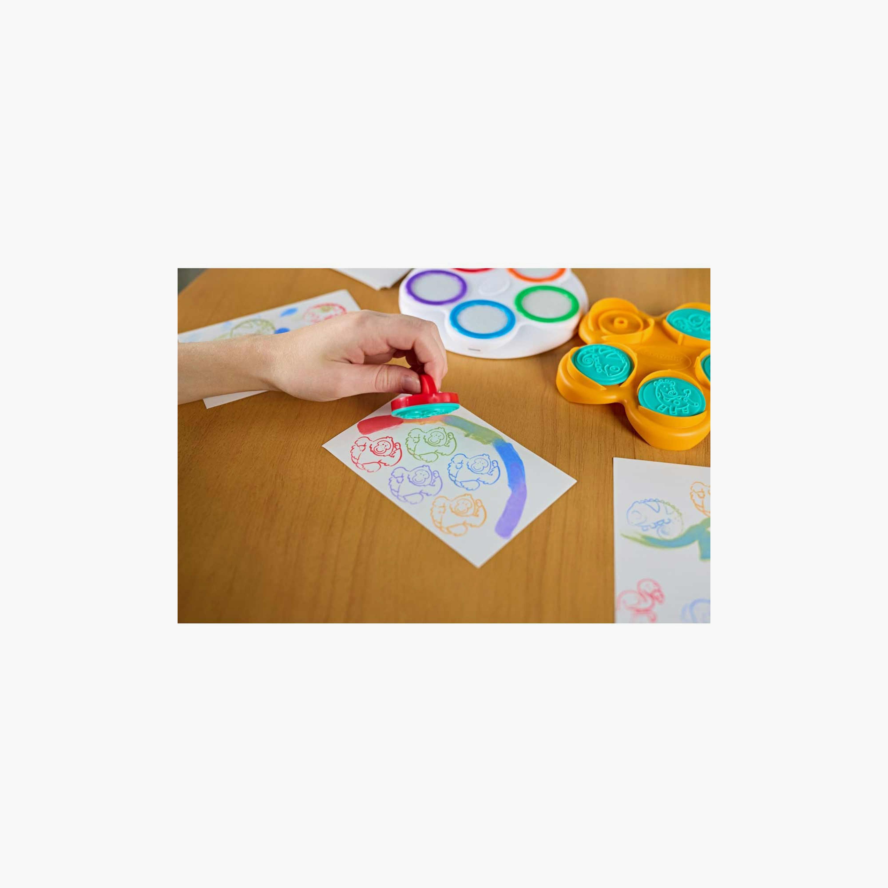 مجموعة أصباغ الأصابع وعلامات الختم الخالية من الفوضى كولور وندر من كرايولا-school-artsandcrafts-image-4