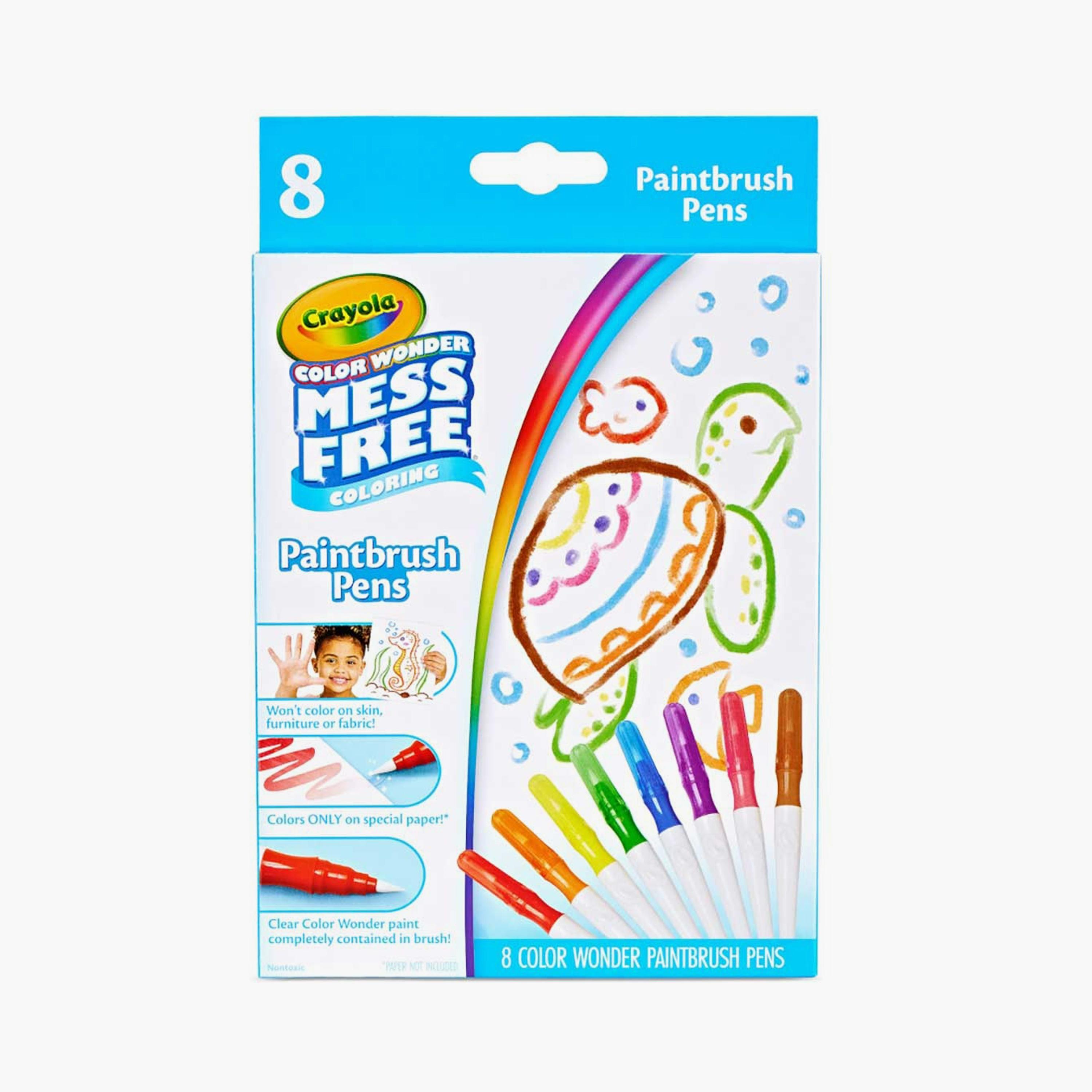 Crayola 8-Piece Colour Wonder Paintbrush Pens-school-stationery-sets-image-2