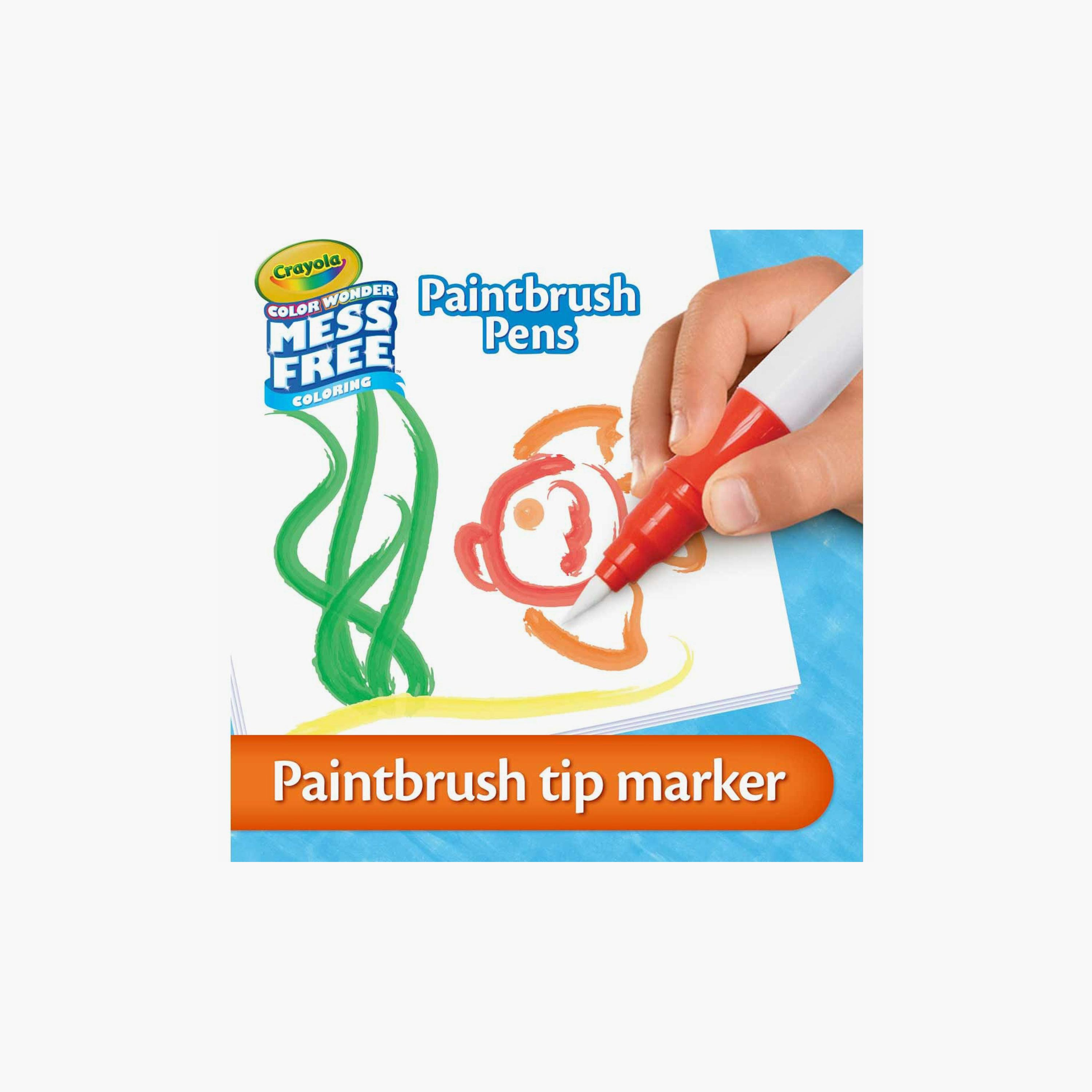 Crayola 8-Piece Colour Wonder Paintbrush Pens-school-stationery-sets-image-3
