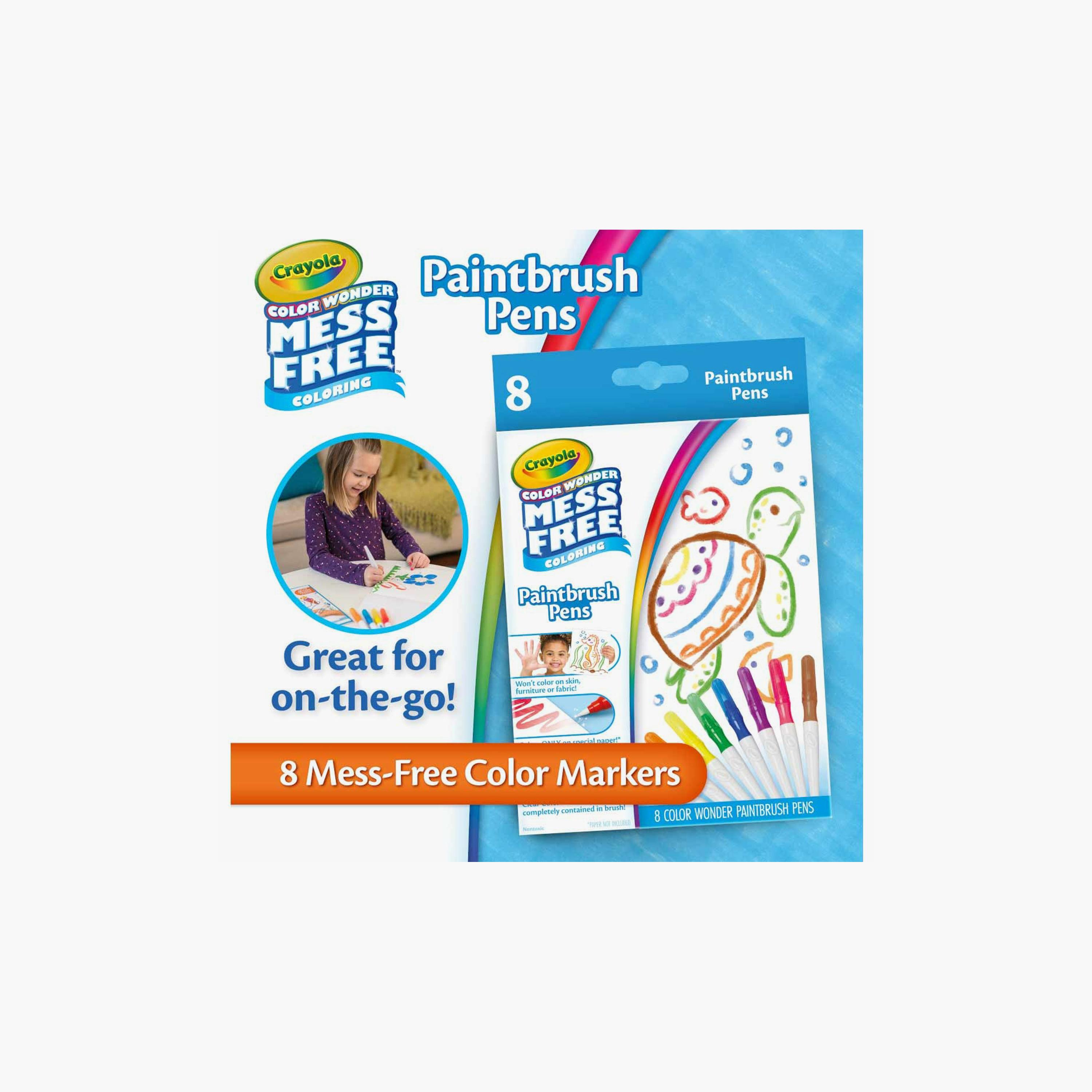 Crayola 8-Piece Colour Wonder Paintbrush Pens-school-stationery-sets-image-4