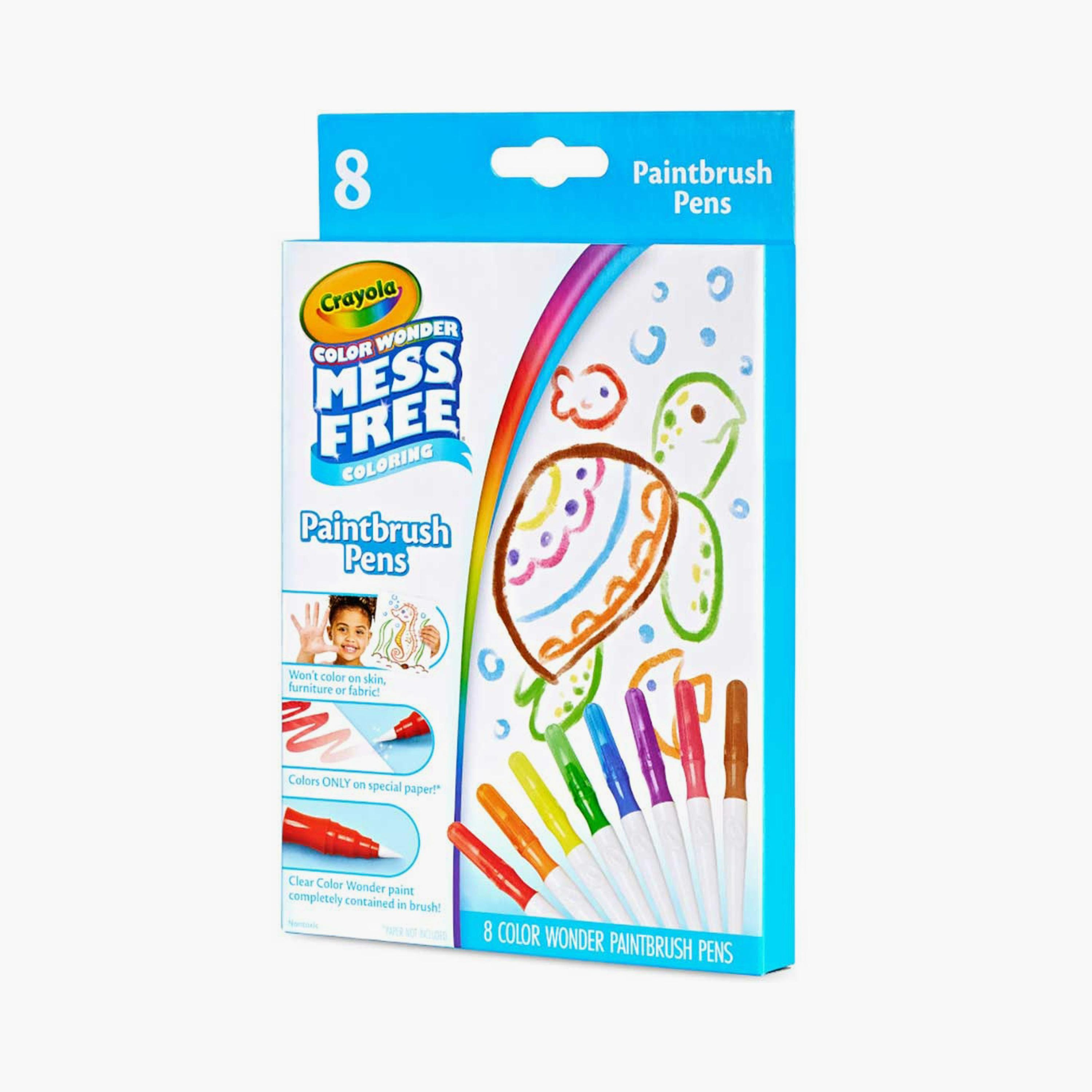 Crayola 8-Piece Colour Wonder Paintbrush Pens-school-stationery-sets-image-5