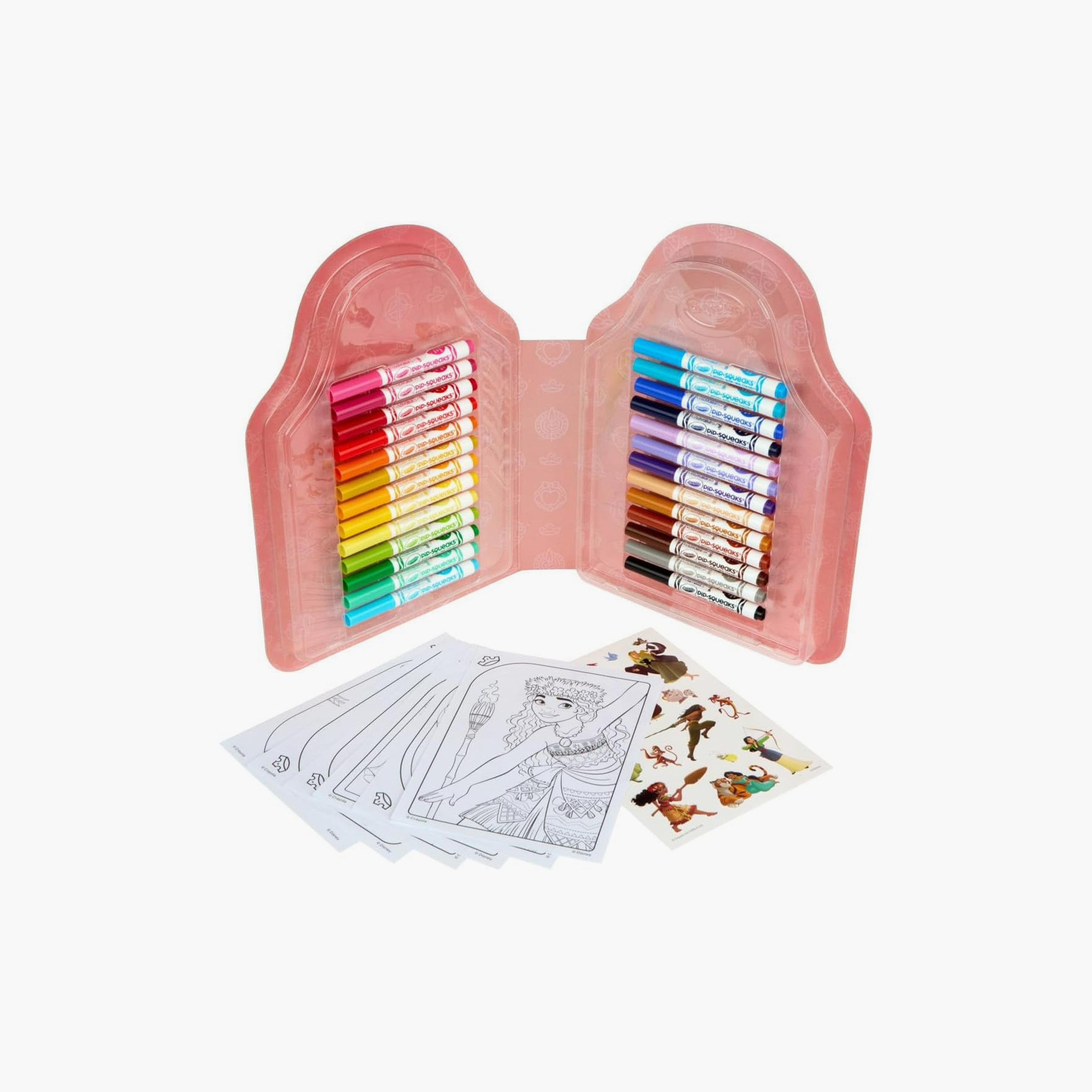 مجموعة التلوين والملصقات بطابع أميرات ديزني من كرايولا-school-stationery-sets-image-1