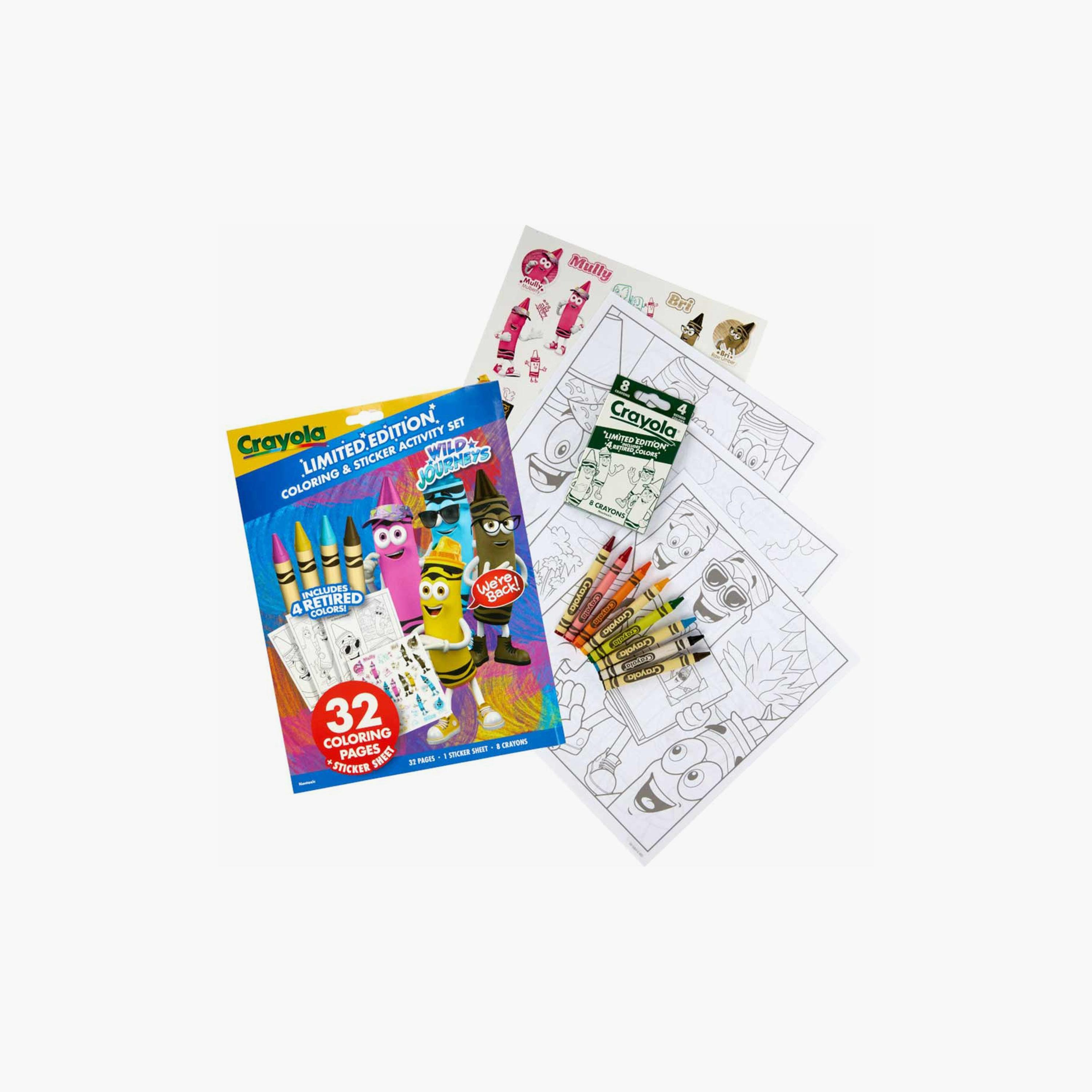 Crayola Retired Colors Wild Journeys Colouring & Activity Set-school-stationery-sets-image-2