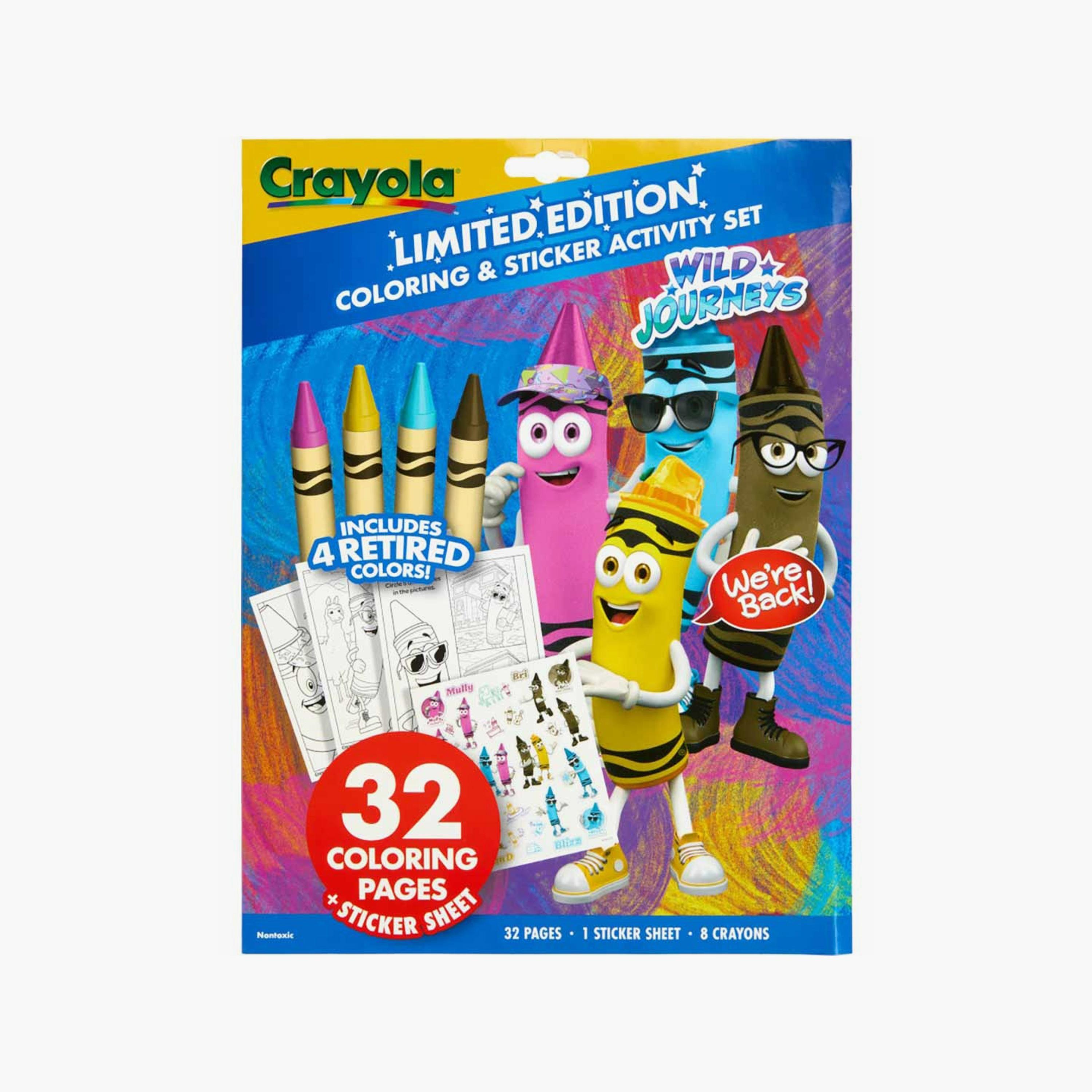 Crayola Retired Colors Wild Journeys Colouring & Activity Set-school-stationery-sets-image-3
