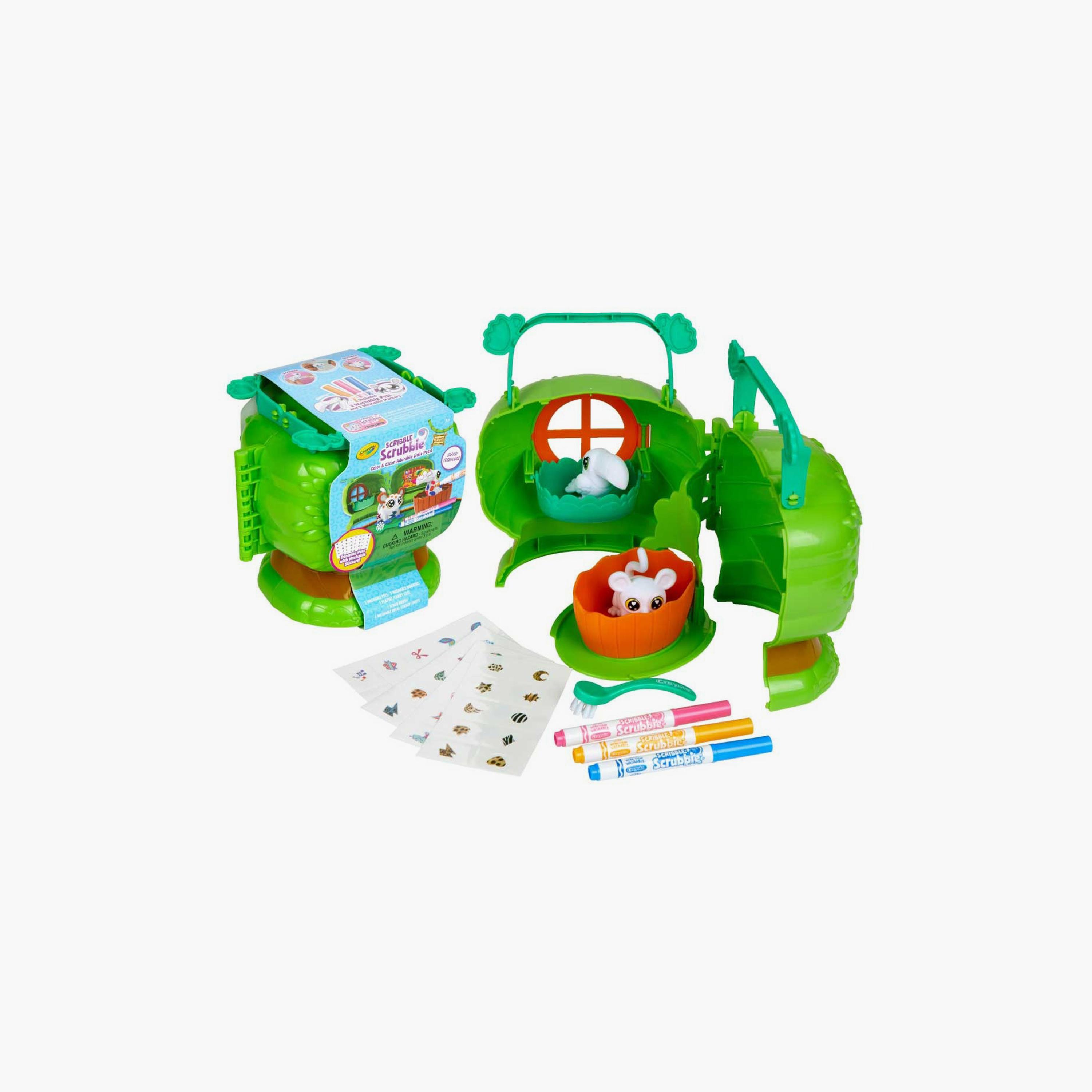 Crayola Scribble Scrubbie Pets - Safari Treehouse-school-stationery-sets-image-1