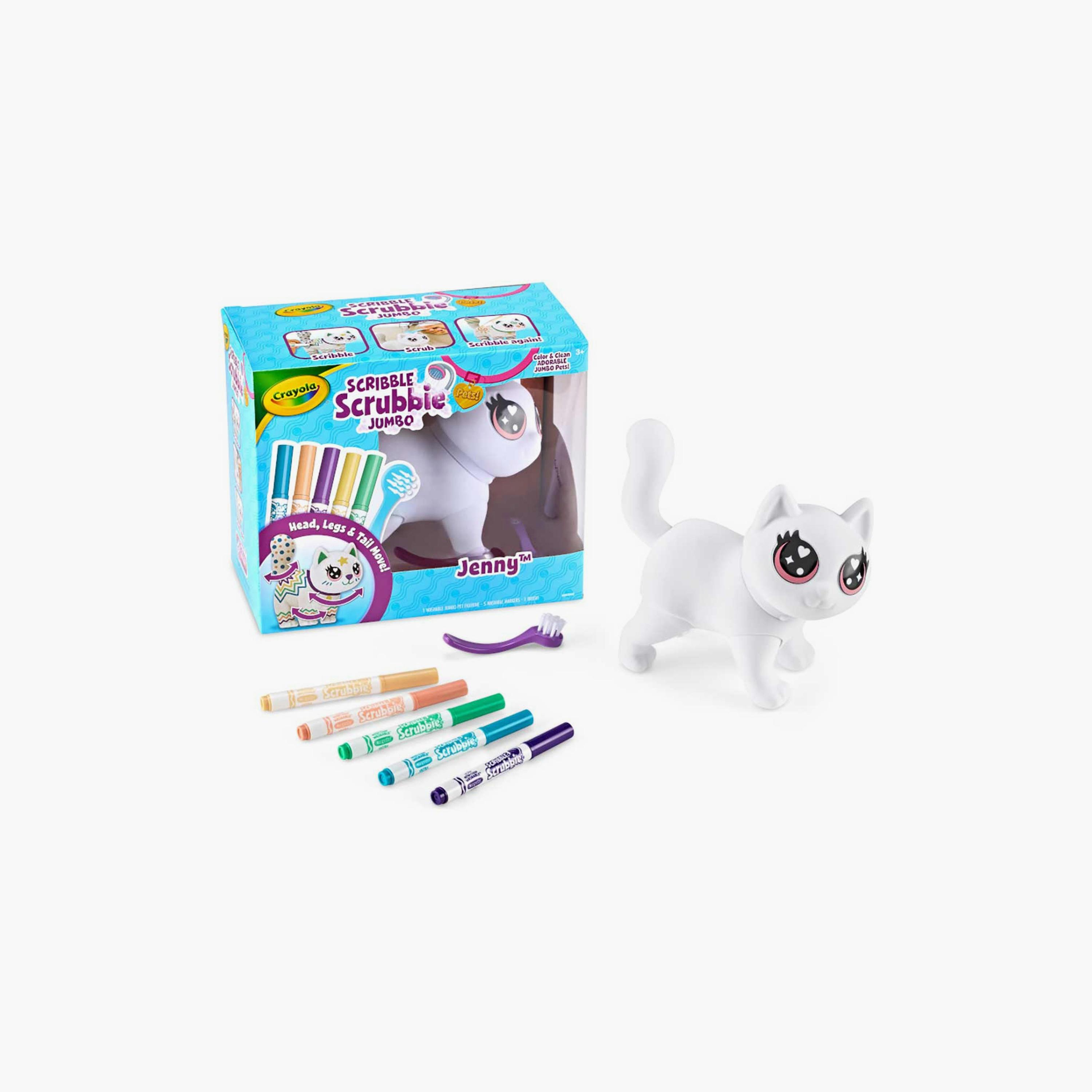 Crayola Scribble Scrubbie Jumbo - Large Animal Toy-school-stationery-sets-image-1