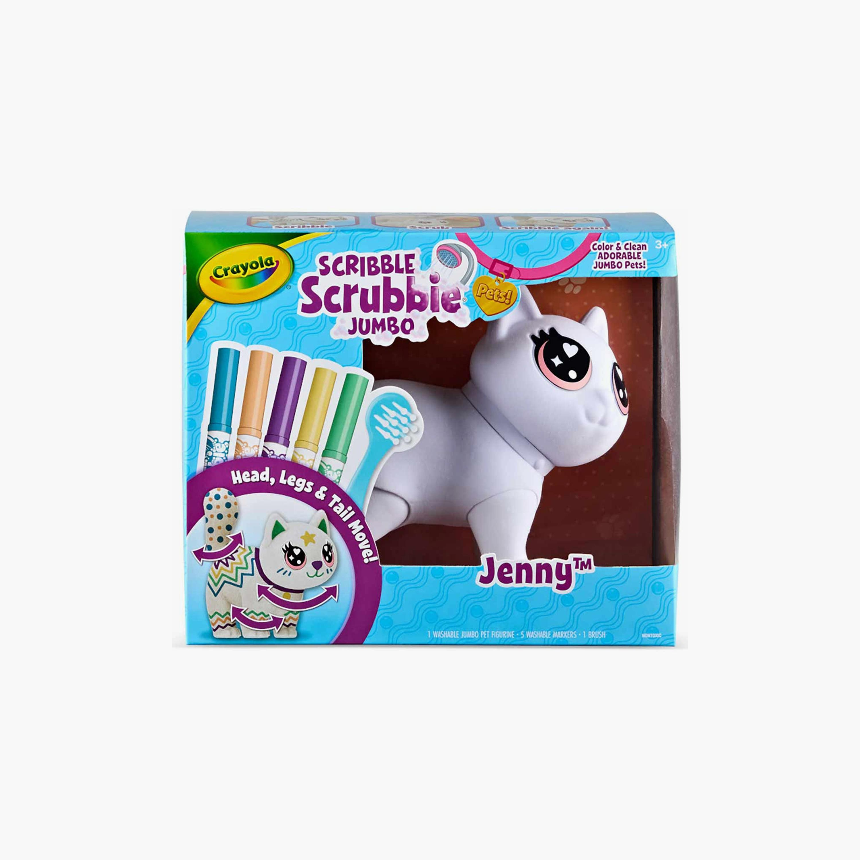 Crayola Scribble Scrubbie Jumbo - Large Animal Toy-school-stationery-sets-image-2