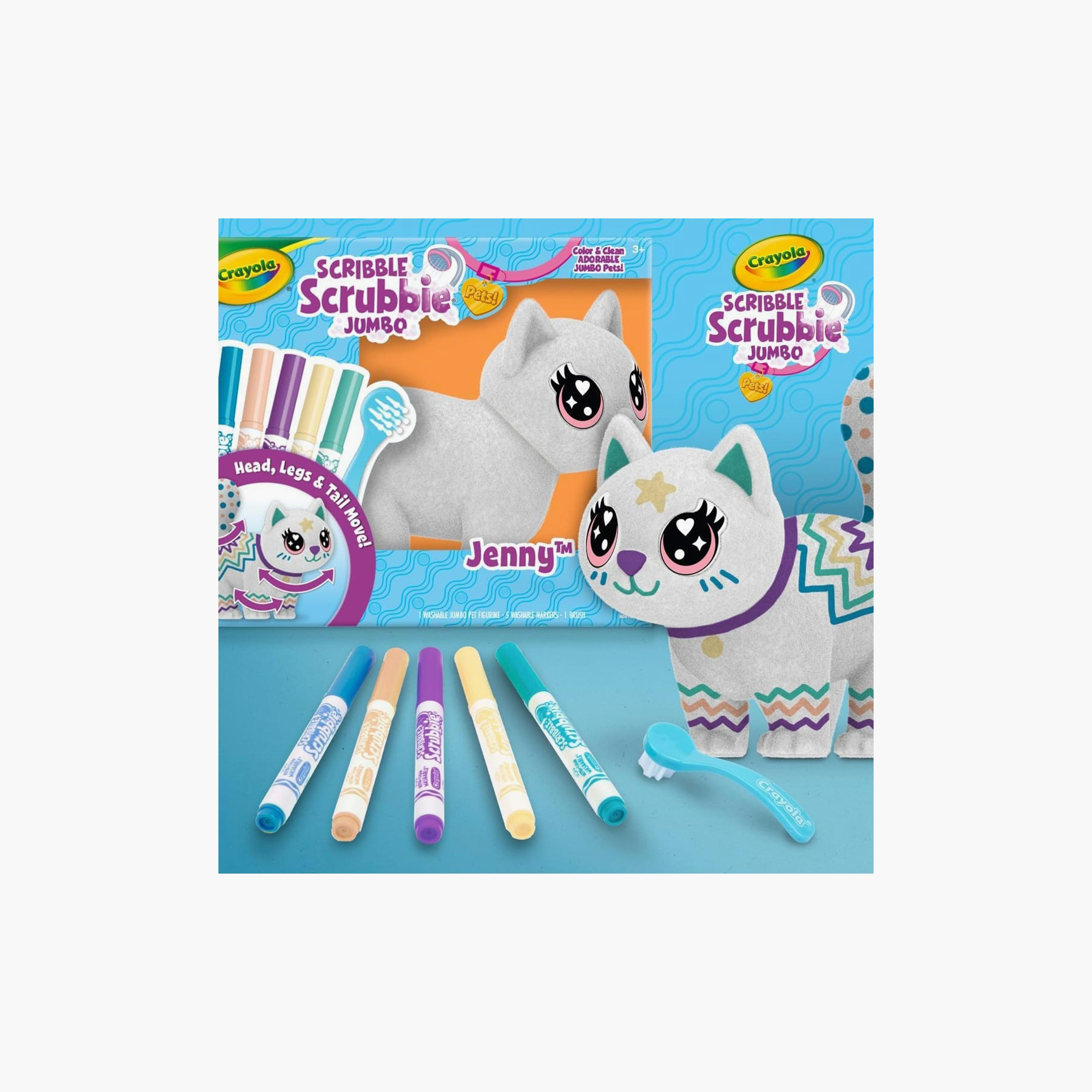 Crayola Scribble Scrubbie Jumbo - Large Animal Toy-school-stationery-sets-image-3