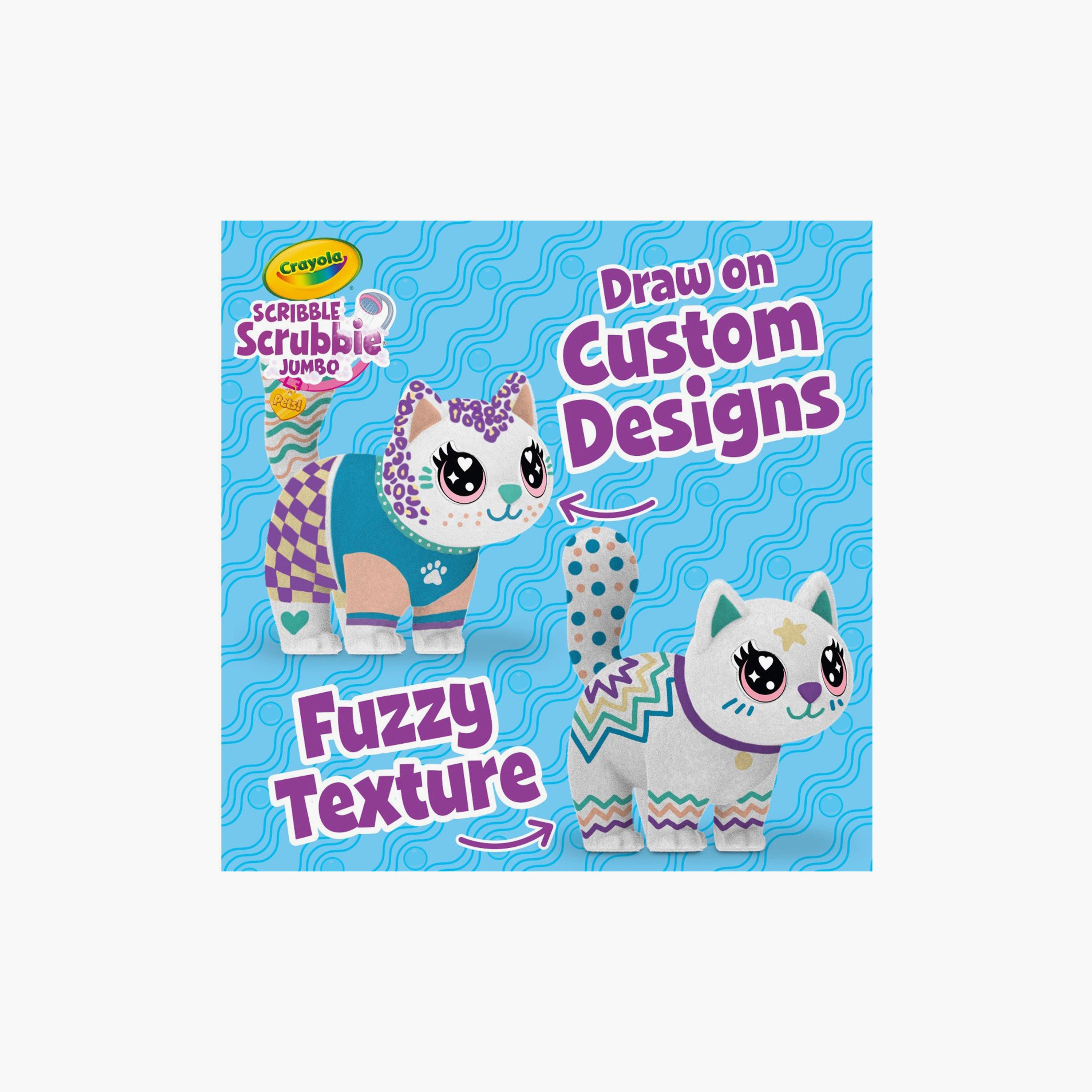 Crayola Scribble Scrubbie Jumbo - Large Animal Toy-school-stationery-sets-image-5