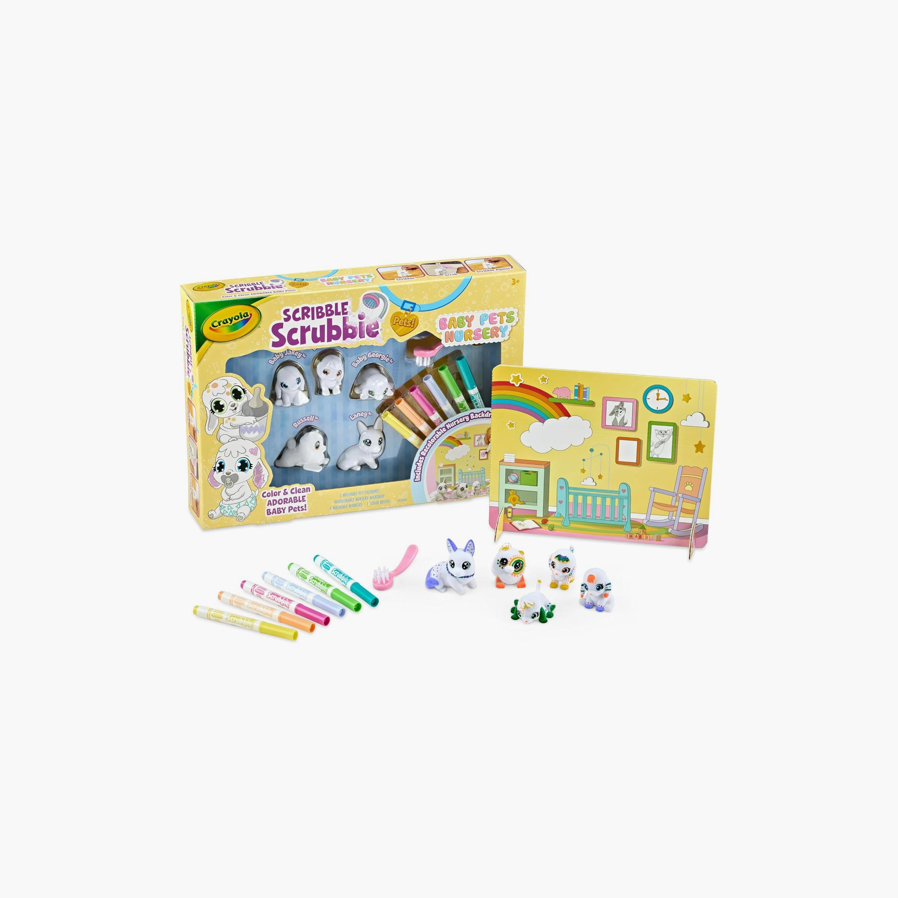Crayola Scribble Scrubbie Pets - Nursery-school-stationery-sets-image-1