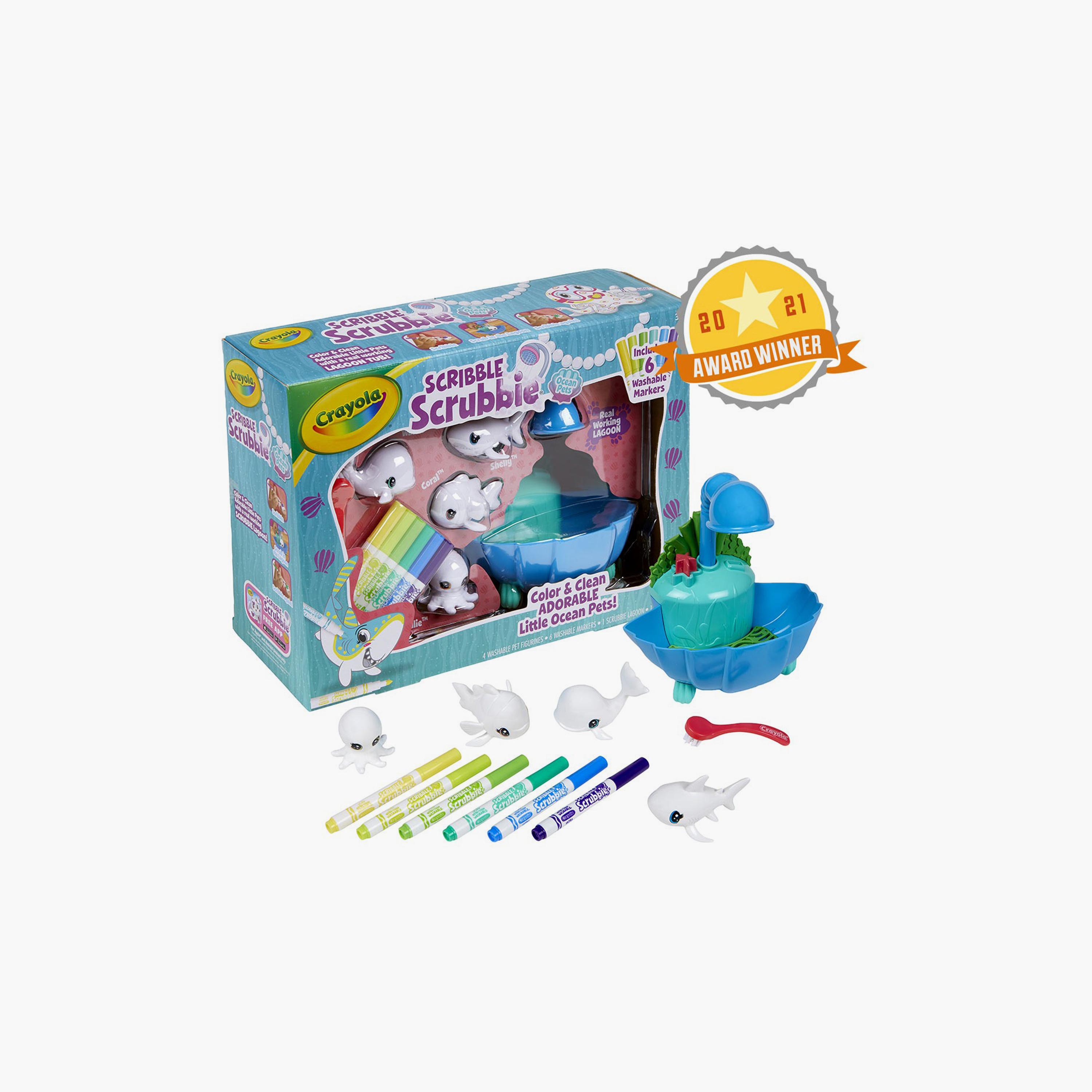 حيوانات أليفة سكريبل سكرابي - بحيرة زرقاء من كرايولا-school-stationery-sets-image-1