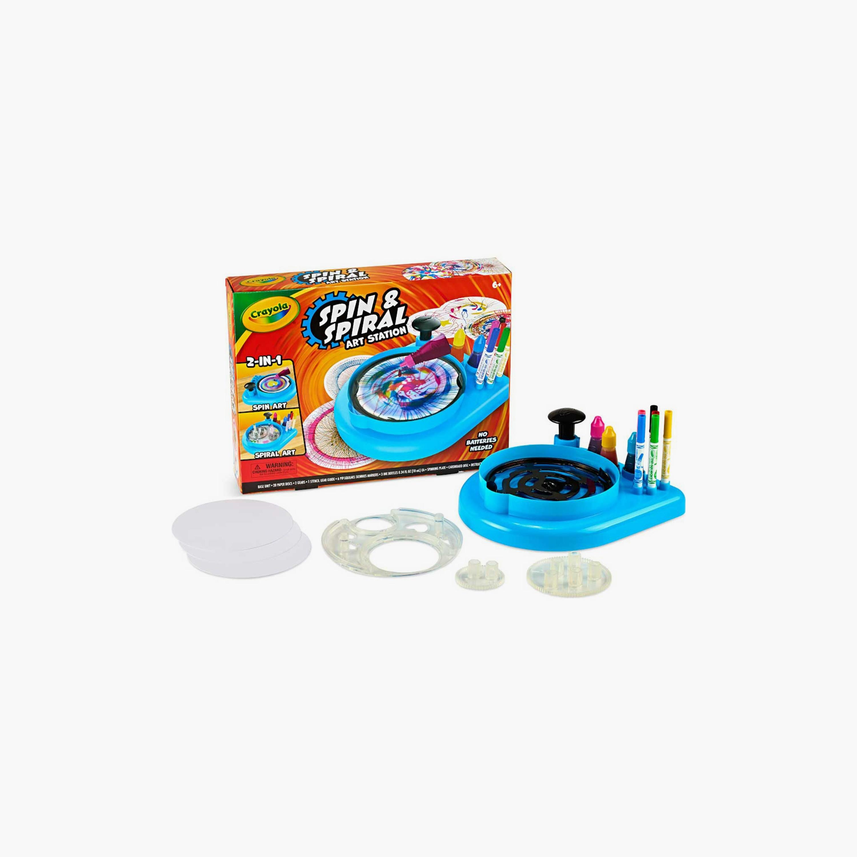 Crayola Spin & Spiral Art Station-school-stationery-sets-image-1