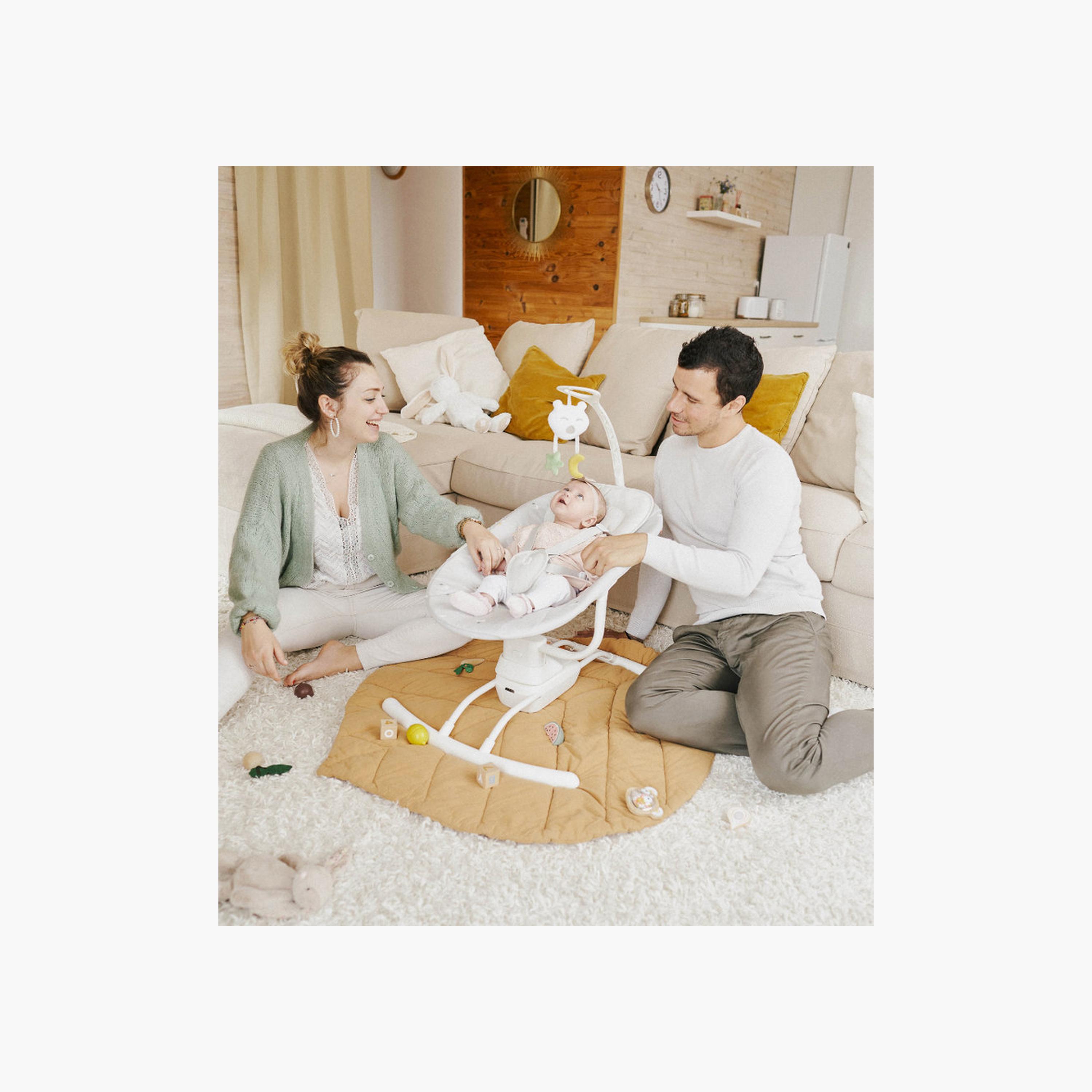 Badabulle Lateral Nursery Baby Swing - Lichen-baby-healthandsafety-babyproofing-image-4