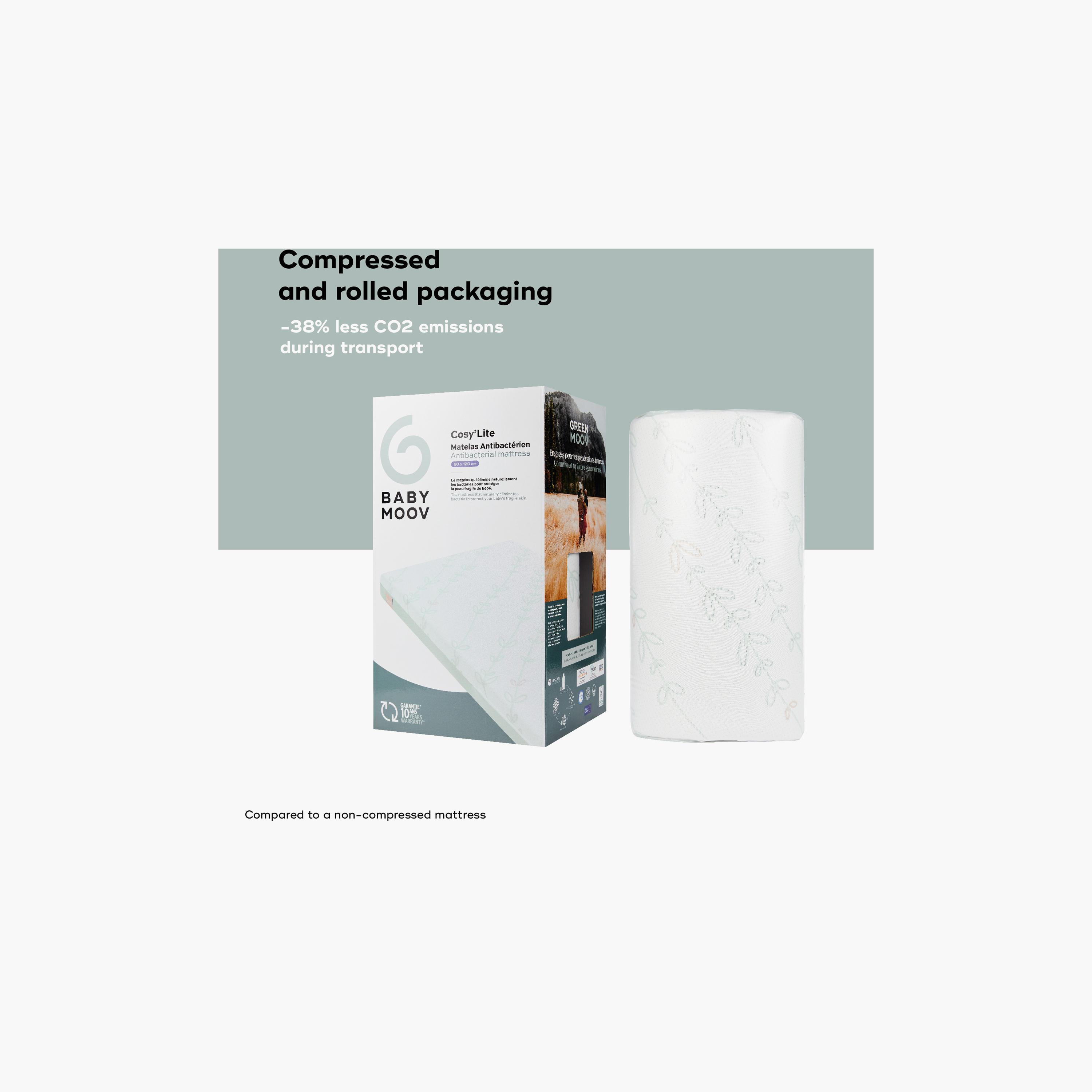 Babymoov Cosy'Lite Ergonomic Mattress - 60 x 120 cm-baby-healthandsafety-babyproofing-image-2