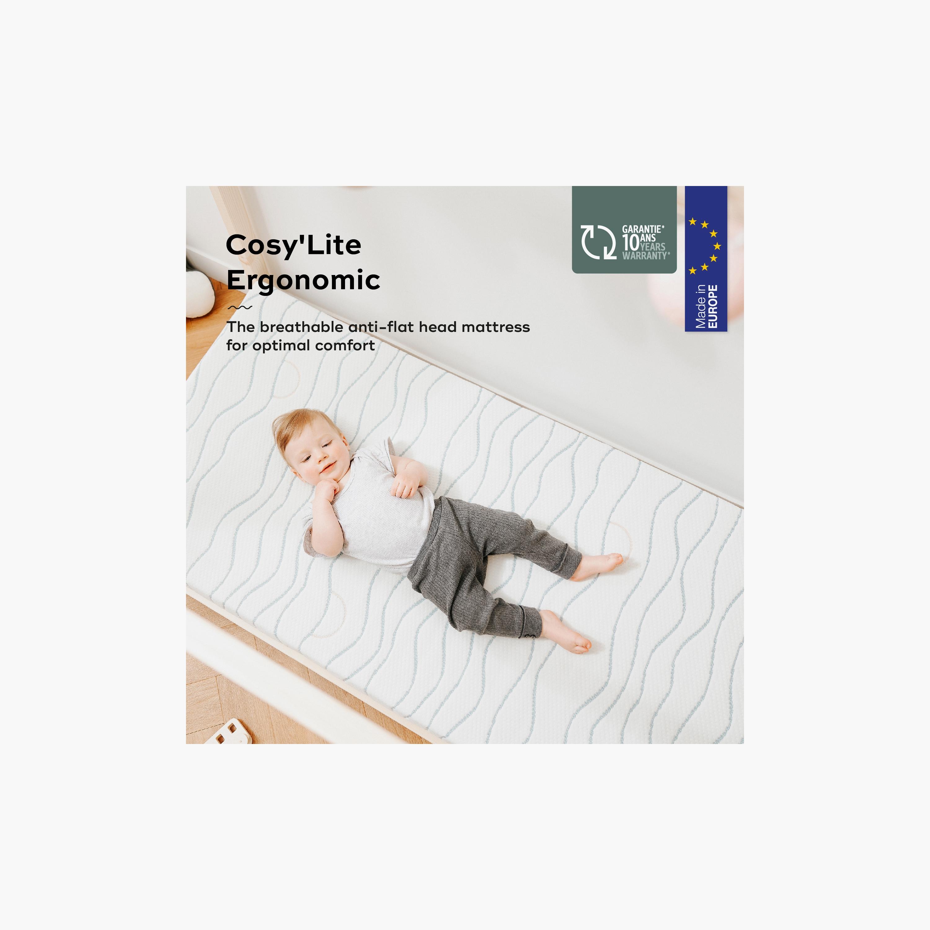 Babymoov Cosy'Lite Ergonomic Mattress - 60 x 120 cm-baby-healthandsafety-babyproofing-image-9