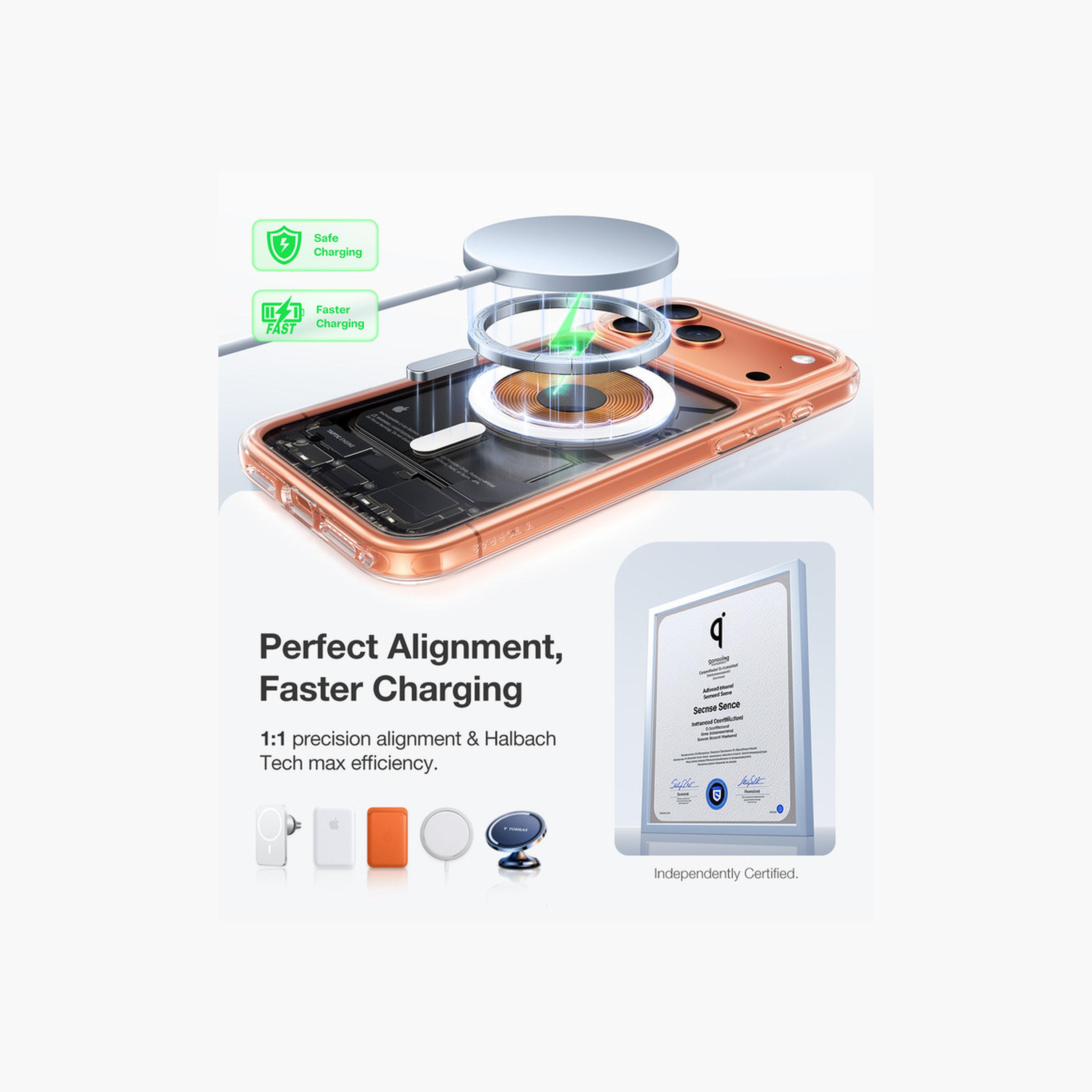 Torras iPhone 17 Pro Guardian-Mag Series Clear Case MagSafe Compatible-electronics-accessories-mobileaccesories-image-5