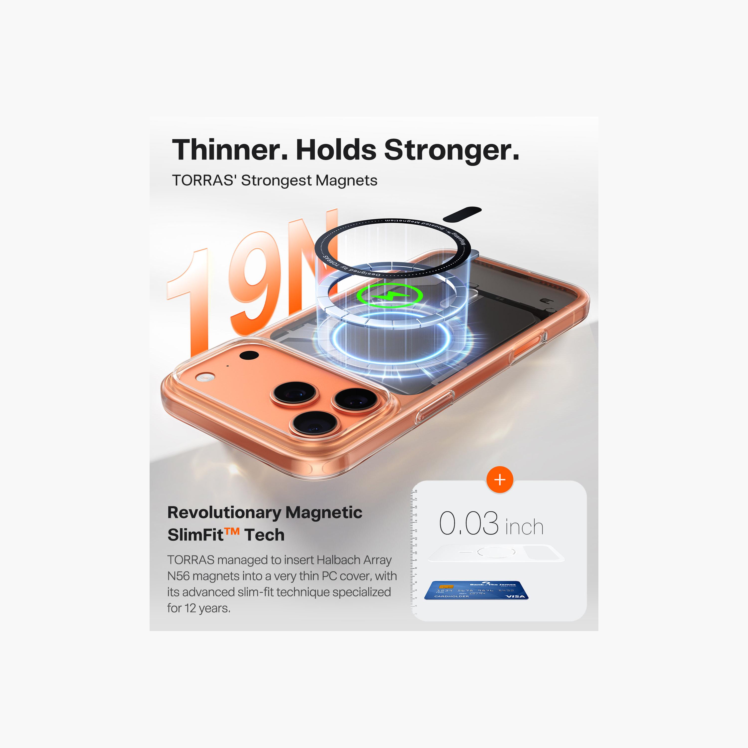 Torras iPhone 17 Pro Slimfit-Mag Series Clear Case MagSafe Compatible-electronics-accessories-mobileaccesories-image-4