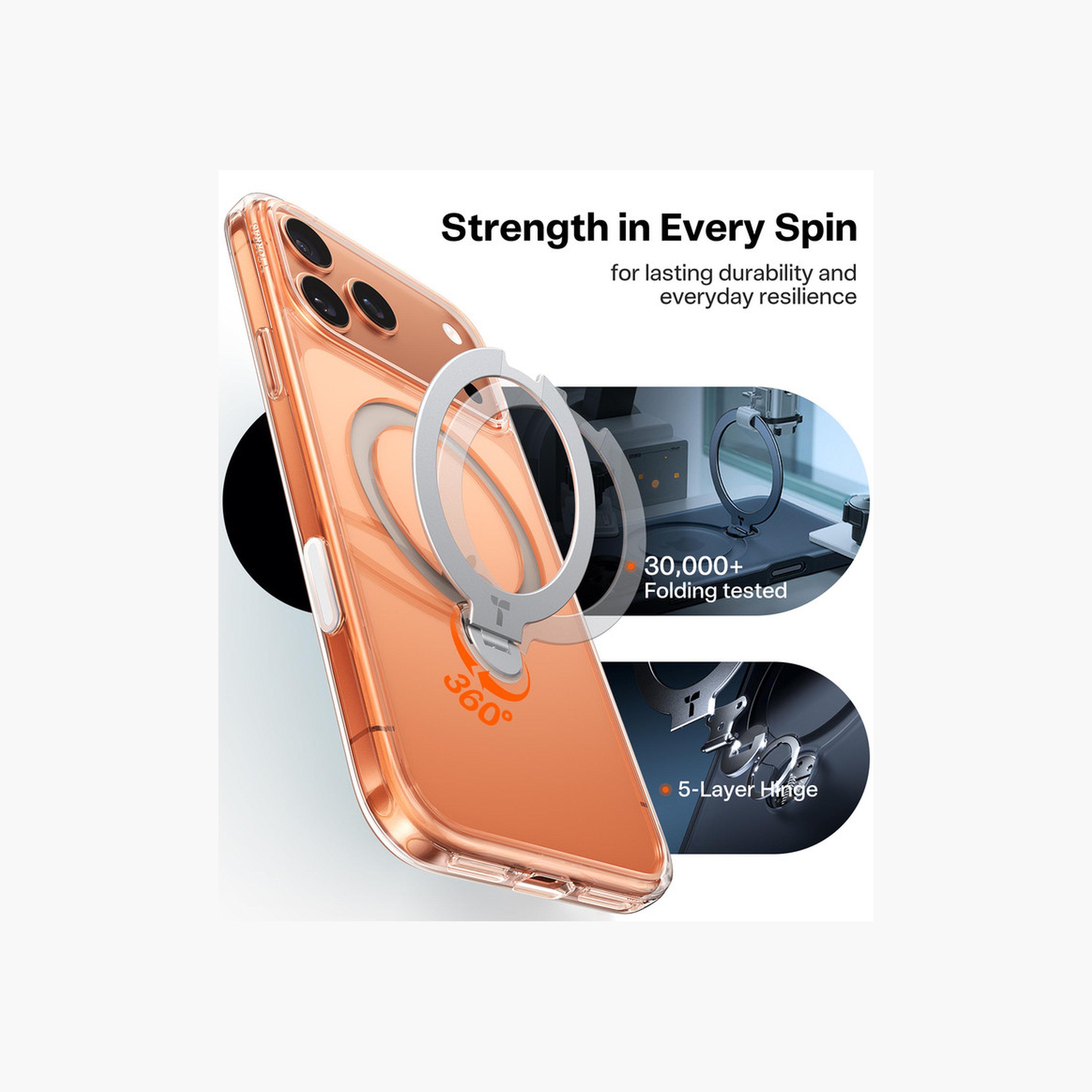 Torras iPhone 17 Pro Ostand Spin Series Clear Case-electronics-accessories-mobileaccesories-image-5
