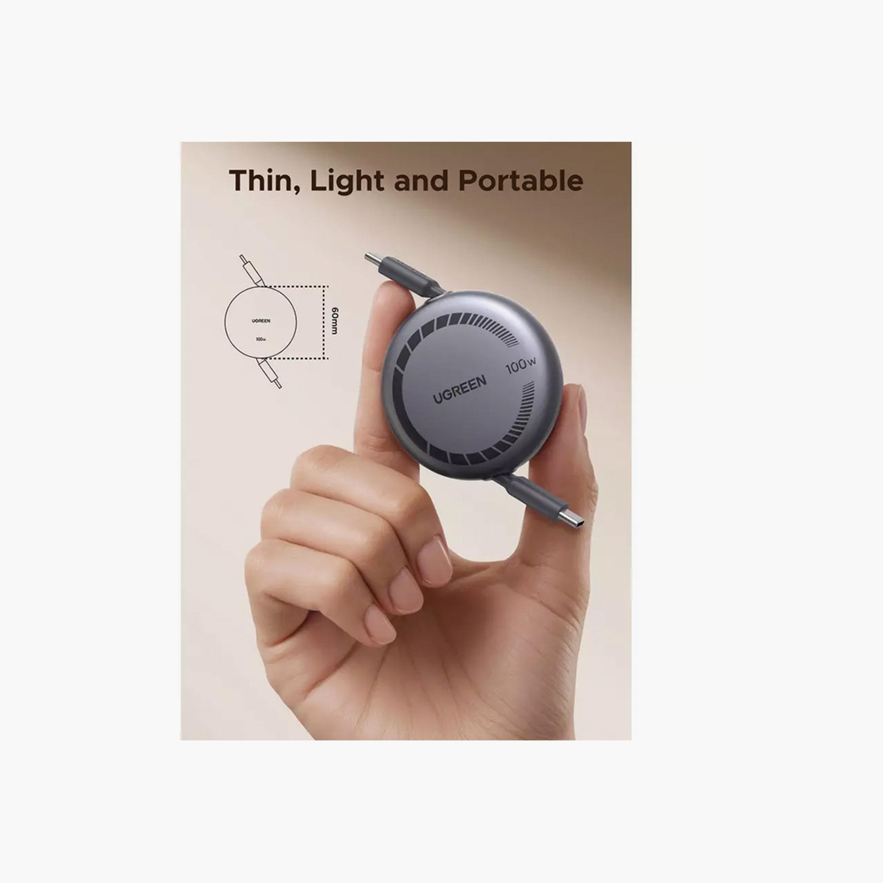 Ugreen USB-C to USB-C 1M 100W Retractable Nexode Cable-electronics-accessories-mobileaccesories-image-5