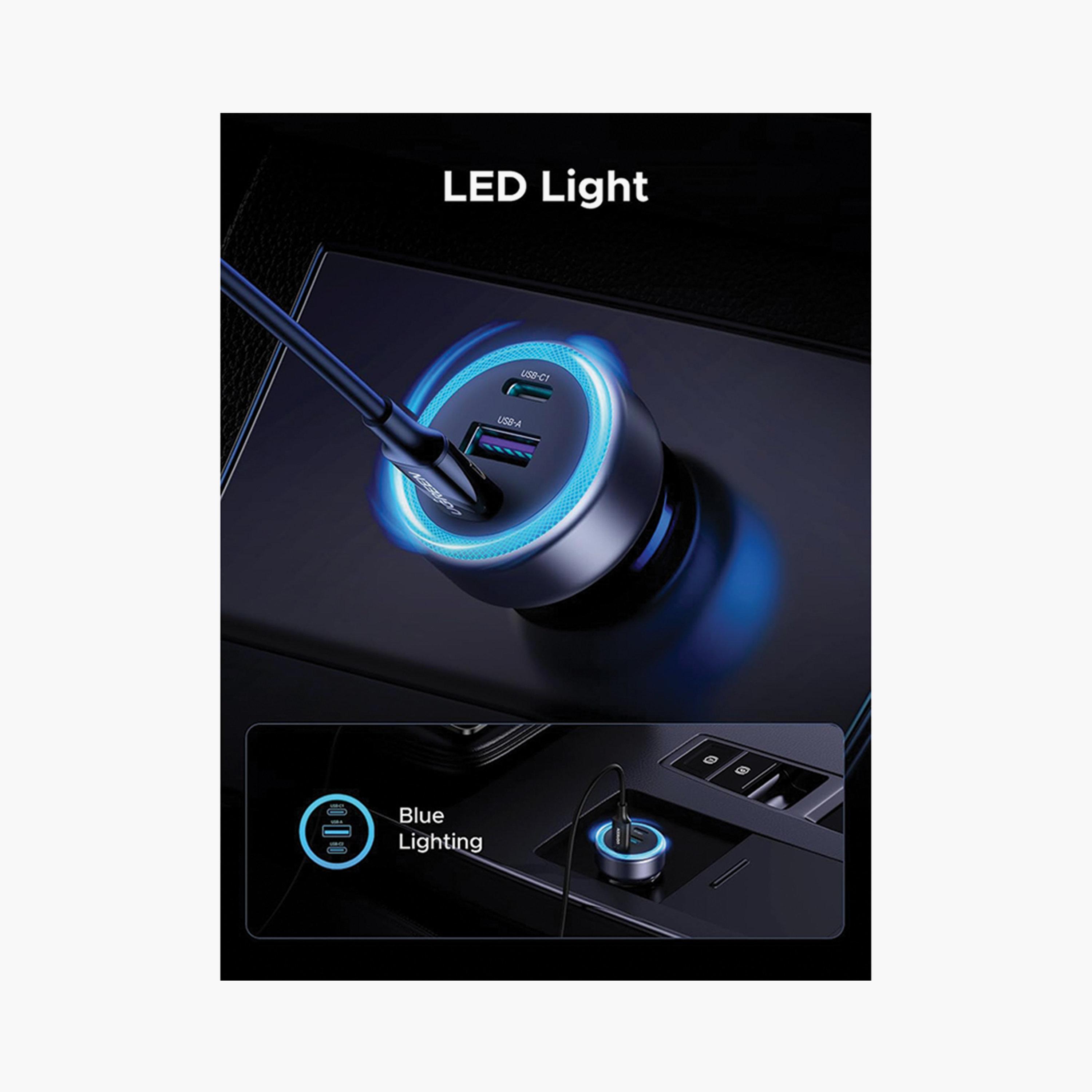 Ugreen 2 USB-C and USB Ports 30W Fast Car Charger-electronics-accessories-mobileaccesories-image-4