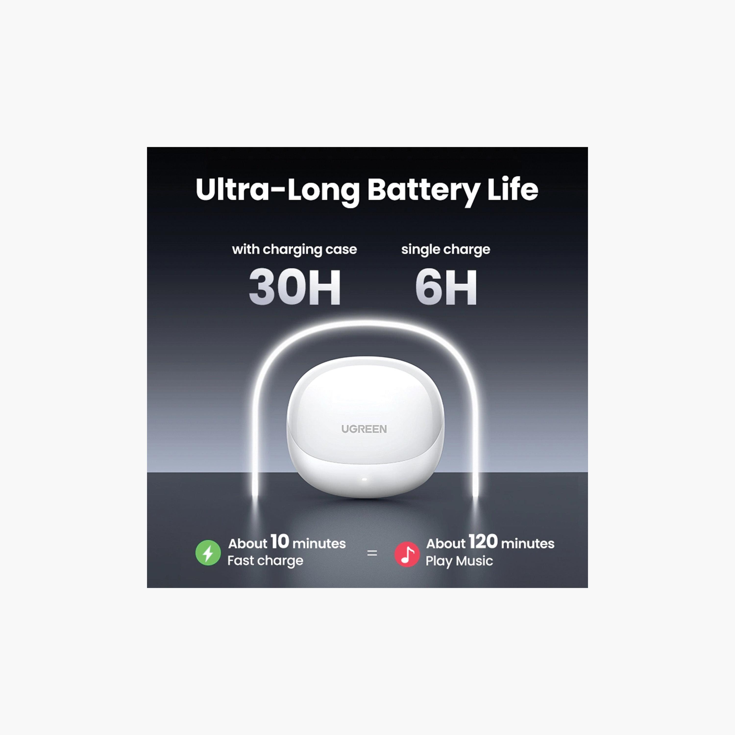 Ugreen Hybrid Active Noise-Cancelling HiTune H6 Pro Earbuds-electronics-headphonesandearphones-image-5