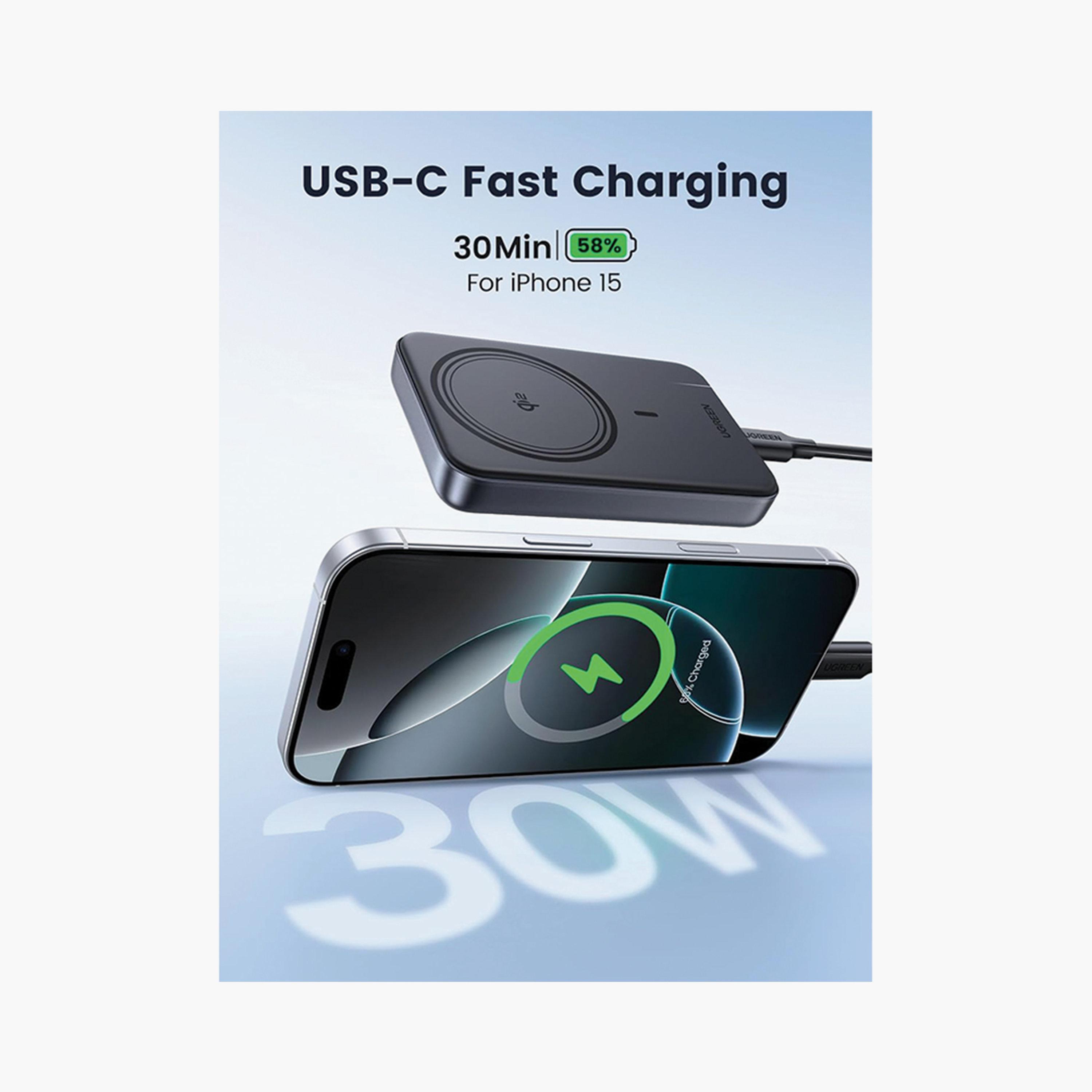 Ugreen USB-C 10000mAh 30W Magnetic Wireless Power Bank-electronics-accessories-mobileaccesories-image-3