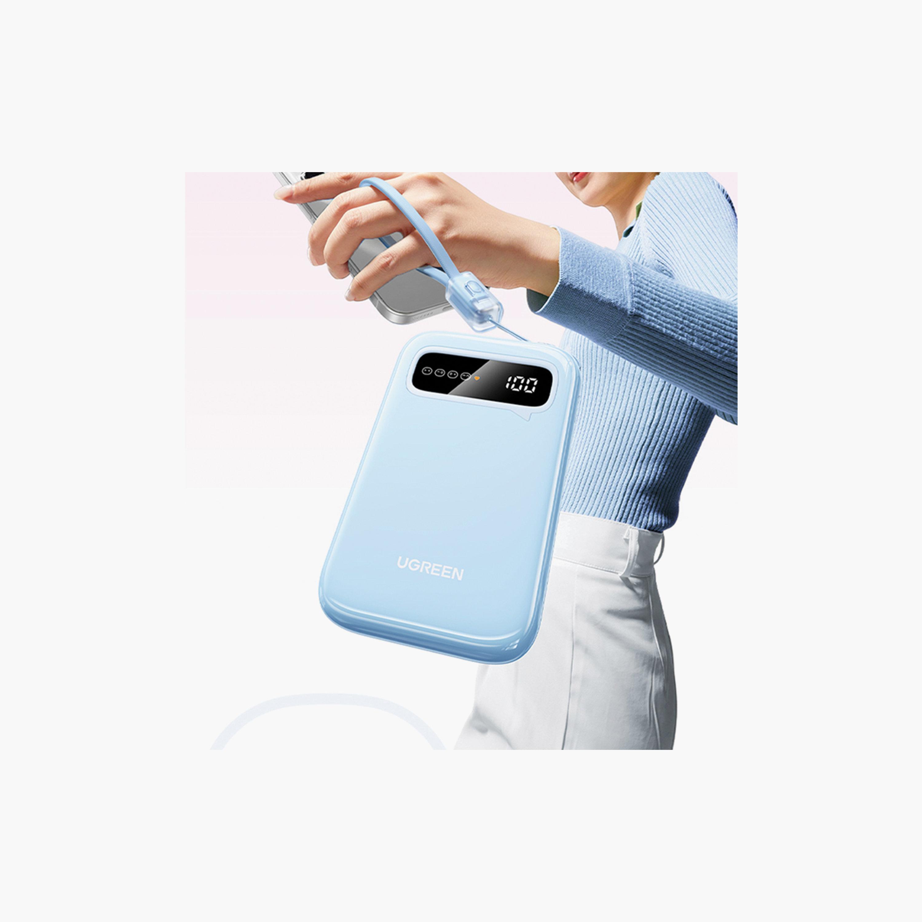 Ugreen USB-C and USB Ports 10000mAh 20W Built-in Cable Power Bank-electronics-accessories-mobileaccesories-image-2