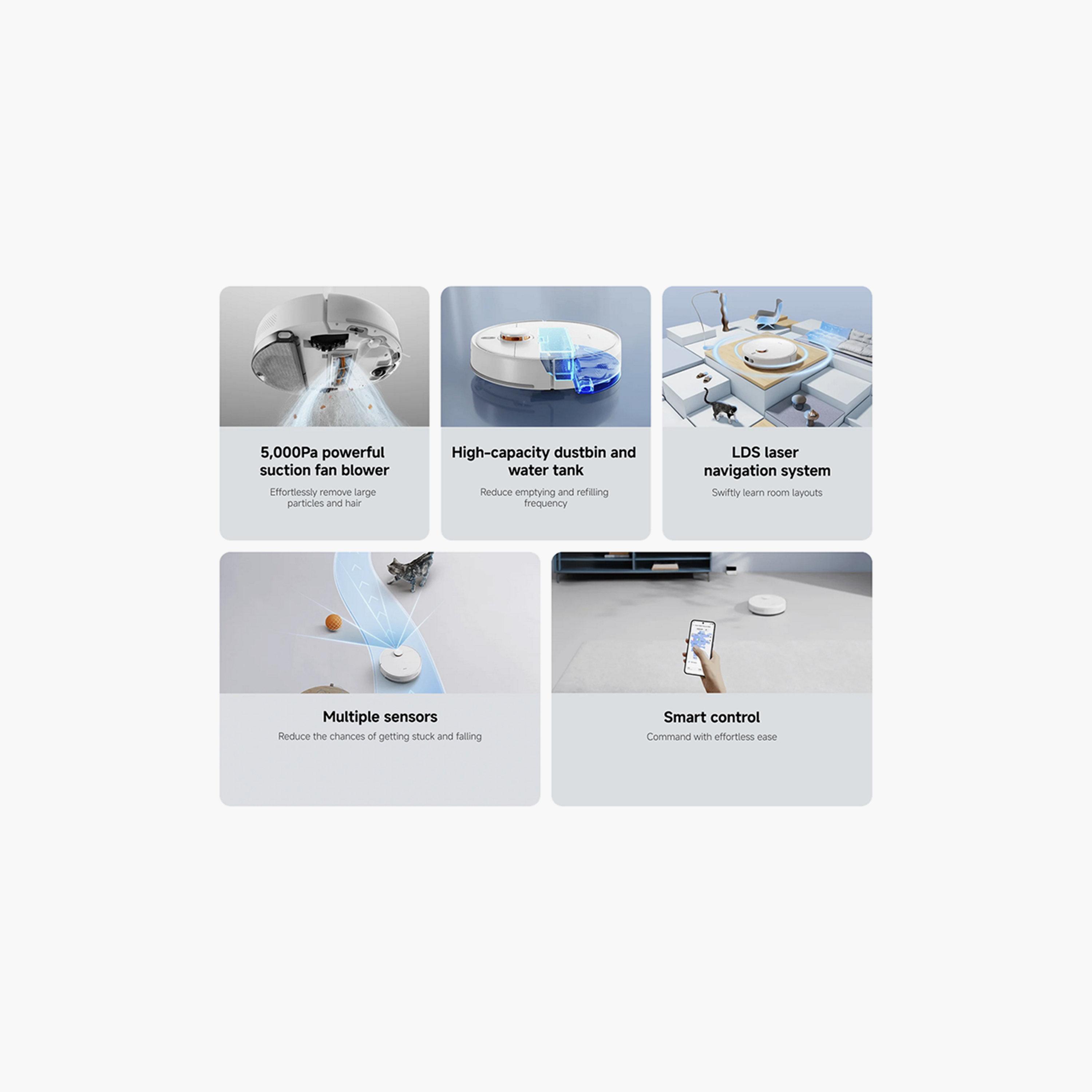 Xiaomi LDS S40C Robot Vacuum 5000Pa Powerful Suction Mop and Sweep-electronics-accessories-mobileaccesories-image-4