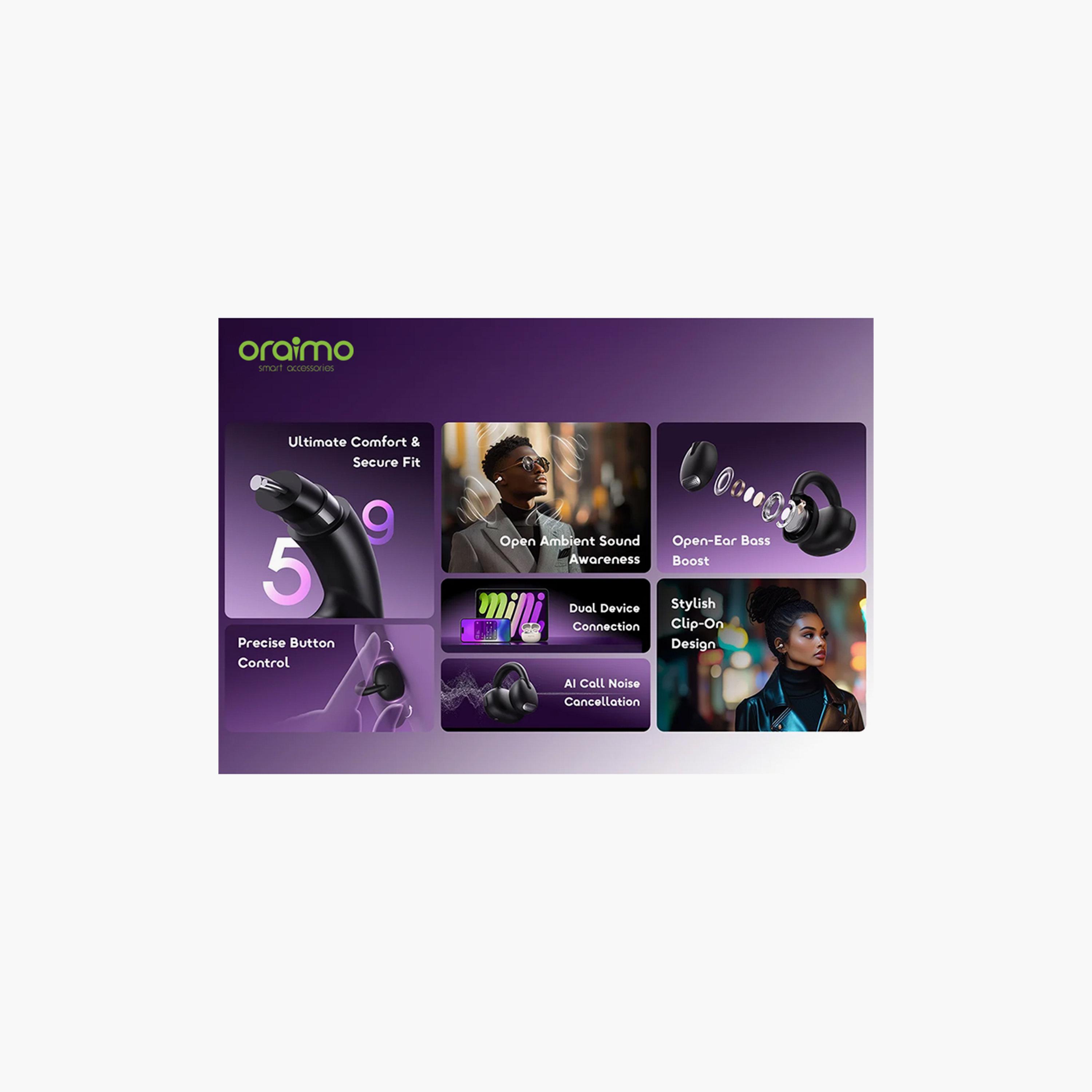 Oraimo Open-Ear OpenSnap Wireless Earbuds-electronics-headphonesandearphones-image-5