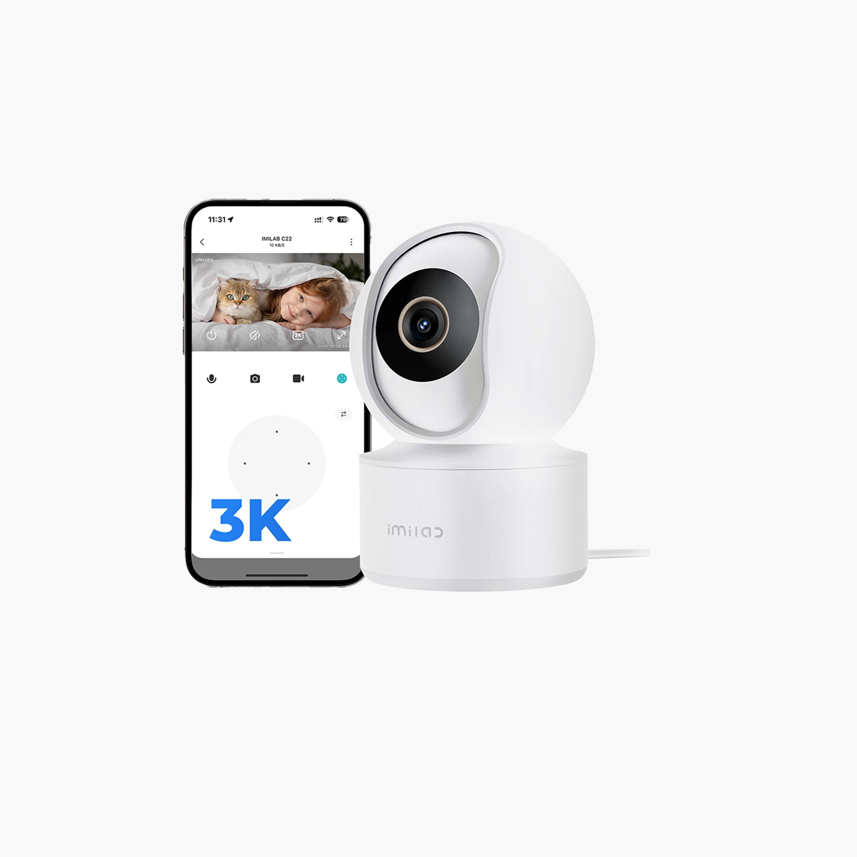 Imilab Indoor Plug-in Wi-Fi 3K Smart Security Camera-electronics-camera-image-1