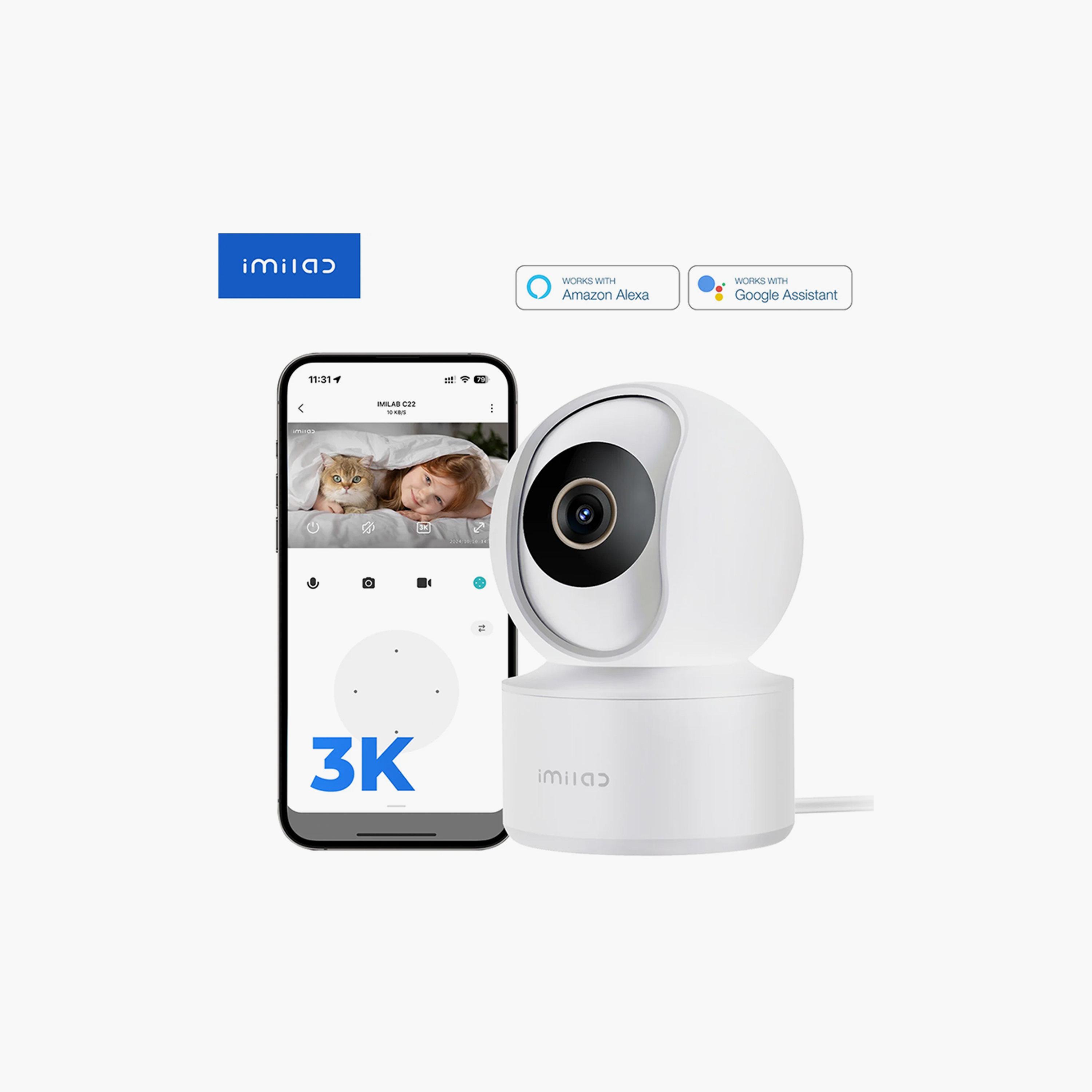 Imilab Indoor Plug-in Wi-Fi 3K Smart Security Camera-electronics-camera-image-2