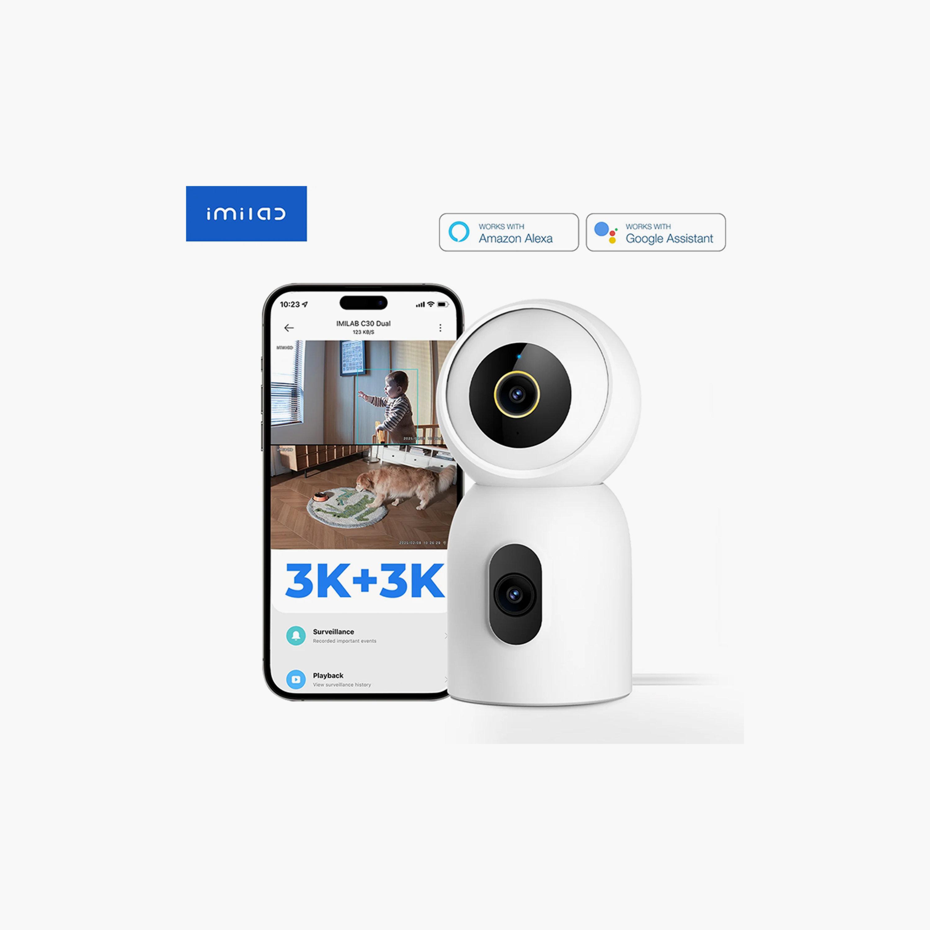 Imilab Dual Indoor Plug-in Wi-Fi 3K+3K Smart Security Camera-electronics-camera-image-2