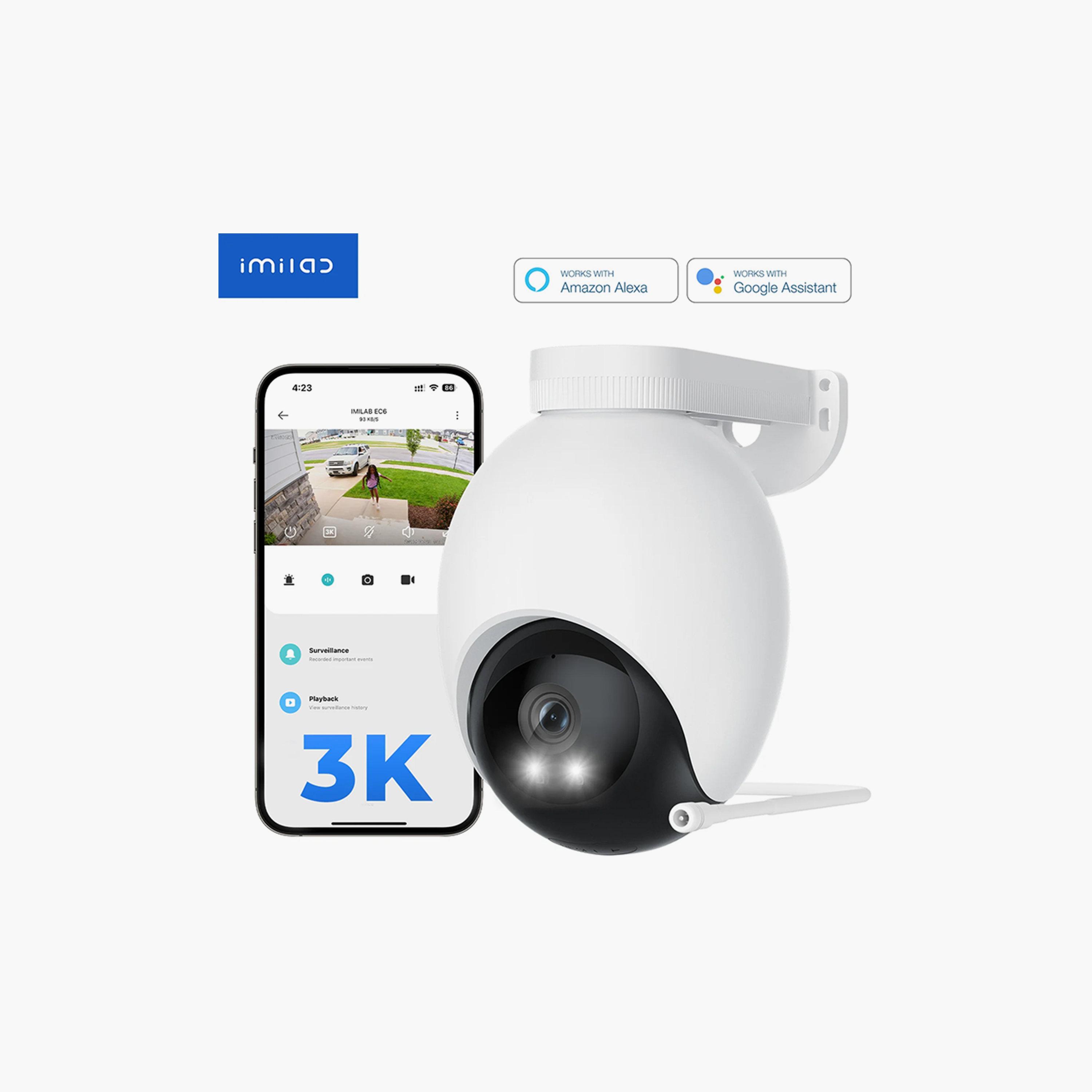 Imilab Outdoor Spotlight Plug-in Wi-Fi 3K EC6 Smart Security Camera-electronics-camera-image-2