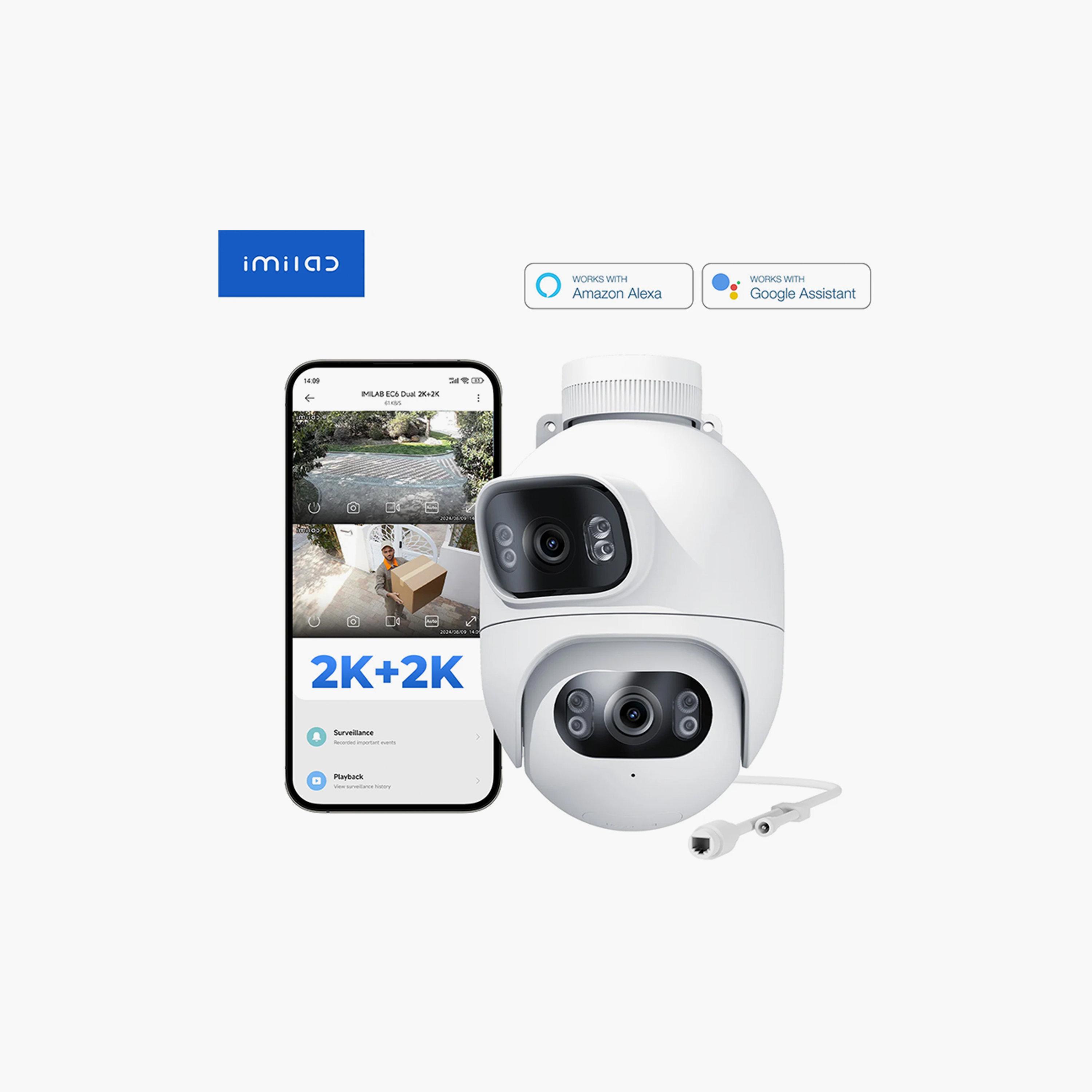 Imilab Dual Outdoor Spotlight Plug-in Wi-Fi 2K+2K EC6-Dual Smart Security Camera-electronics-camera-image-2