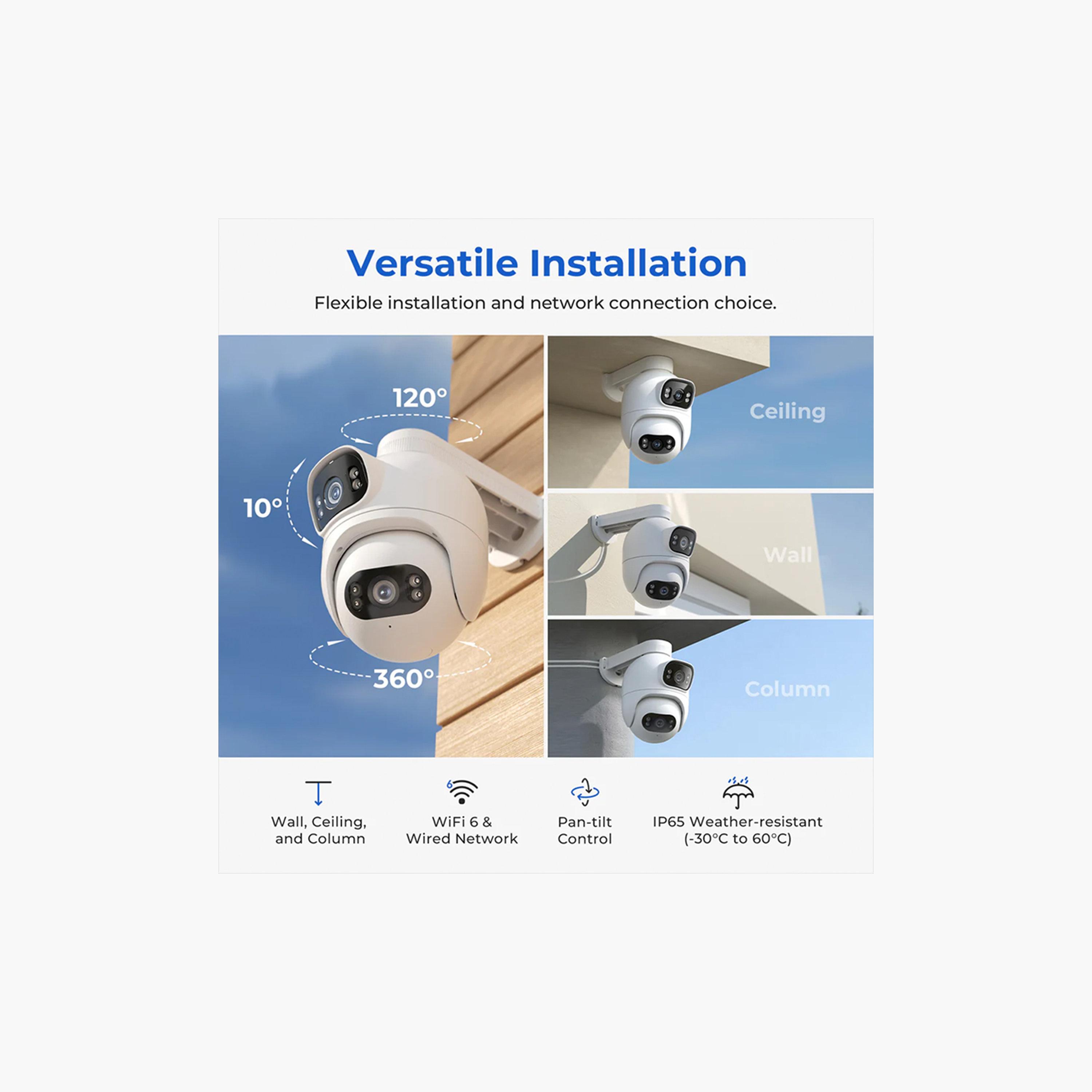 Imilab Dual Outdoor Spotlight Plug-in Wi-Fi 2K+2K EC6-Dual Smart Security Camera-electronics-camera-image-5