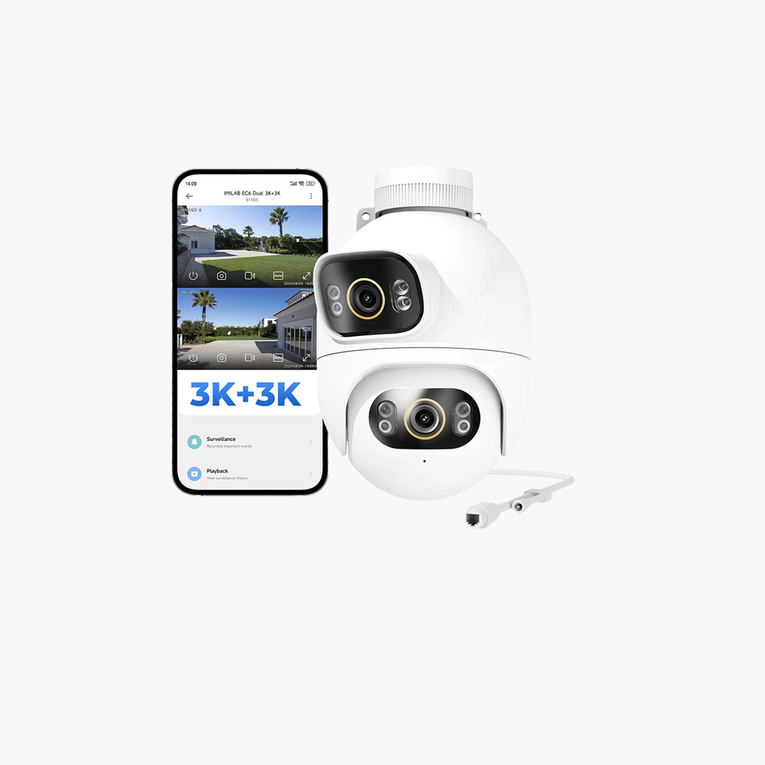 Imilab Dual Outdoor Spotlight Plug-in Wi-Fi 3K+3K EC6-Dual-Pro Smart Security Camera-electronics-camera-image-1