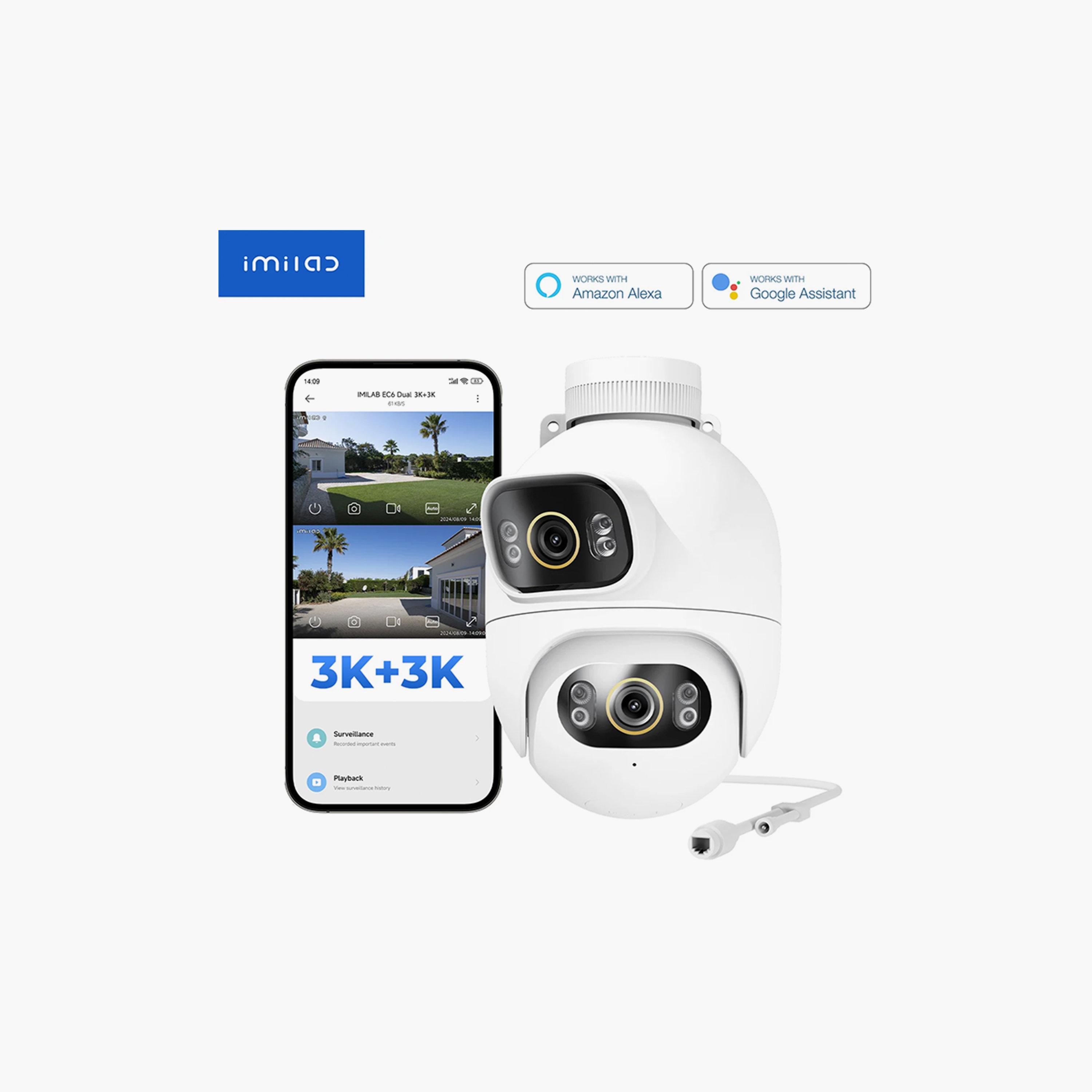 Imilab Dual Outdoor Spotlight Plug-in Wi-Fi 3K+3K EC6-Dual-Pro Smart Security Camera-electronics-camera-image-2