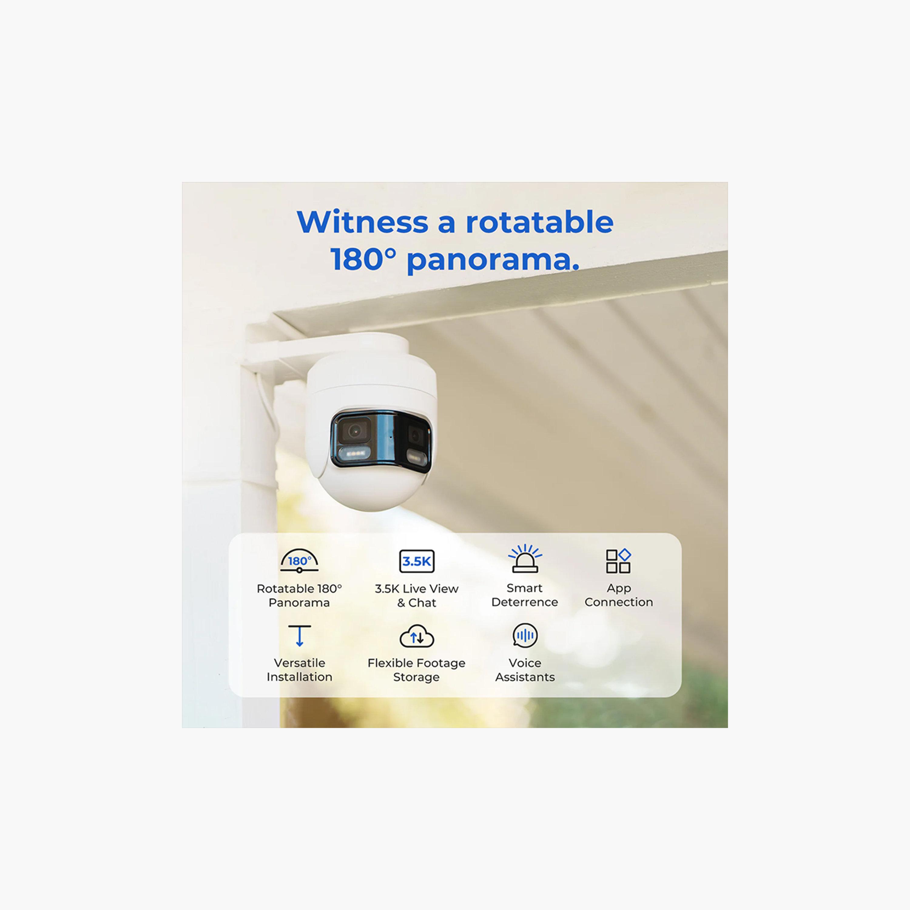 Imilab Outdoor Spotlight Plug-in Wi-Fi 3.5K EC6 Panorama Smart Security Camera-electronics-camera-image-3