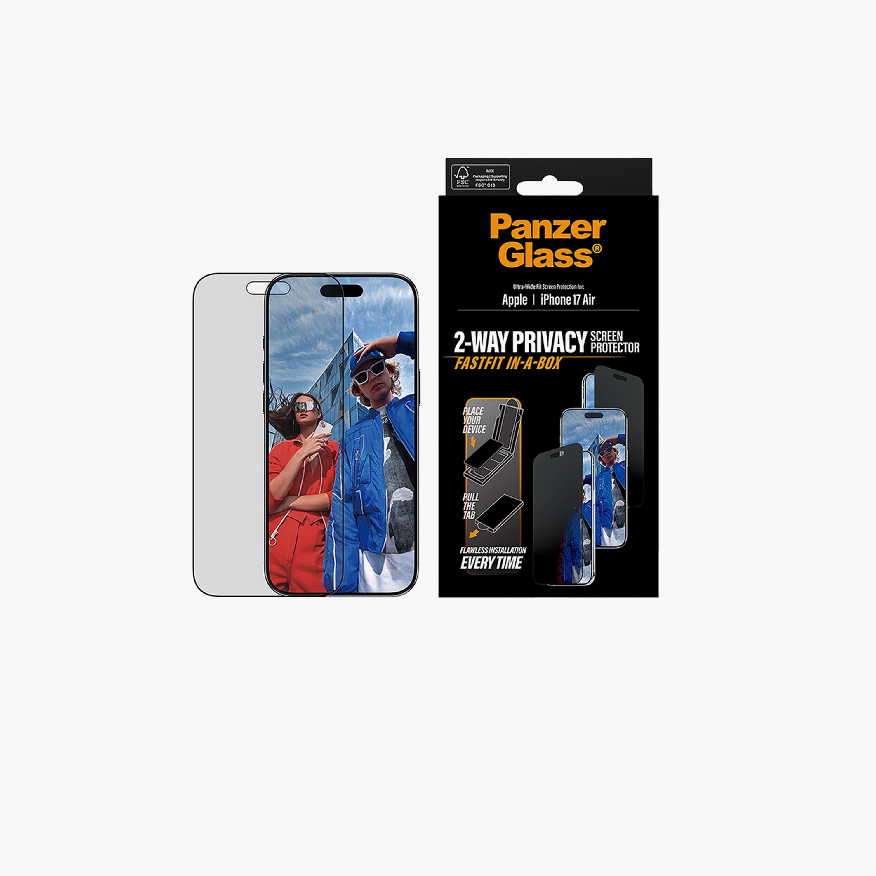 PanzerGlass iPhone 17 Air Ultra-Wide Fit Black Frame Privacy Screen Protector-electronics-accessories-mobileaccesories-image-3