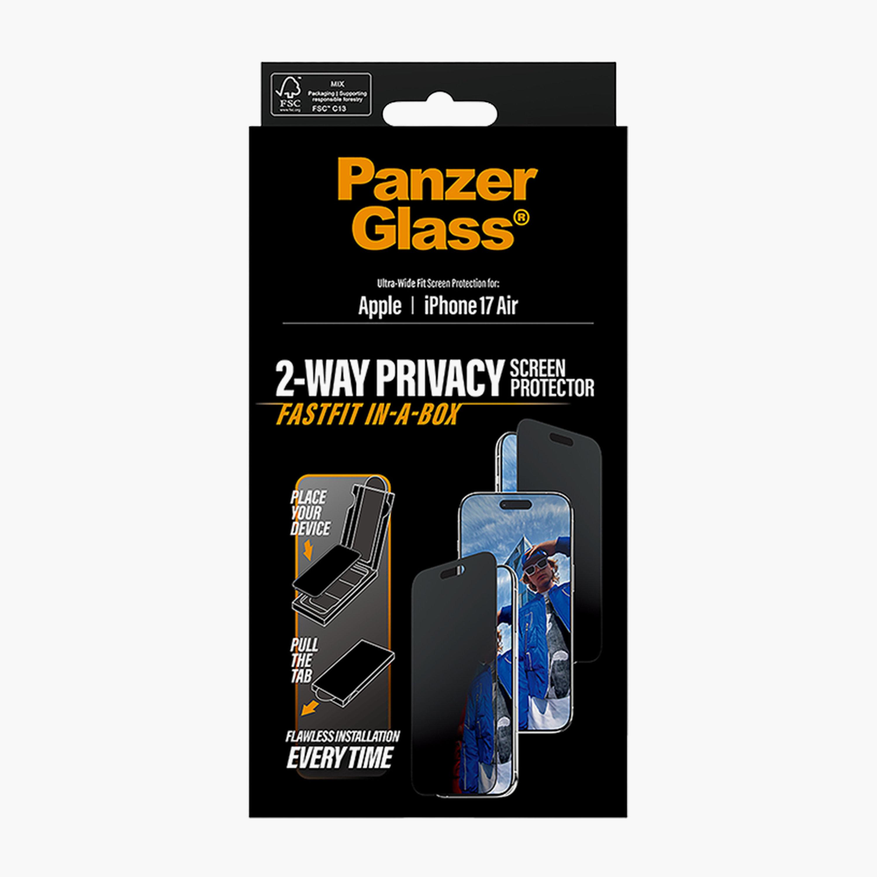 PanzerGlass iPhone 17 Air Ultra-Wide Fit Black Frame Privacy Screen Protector-electronics-accessories-mobileaccesories-image-5