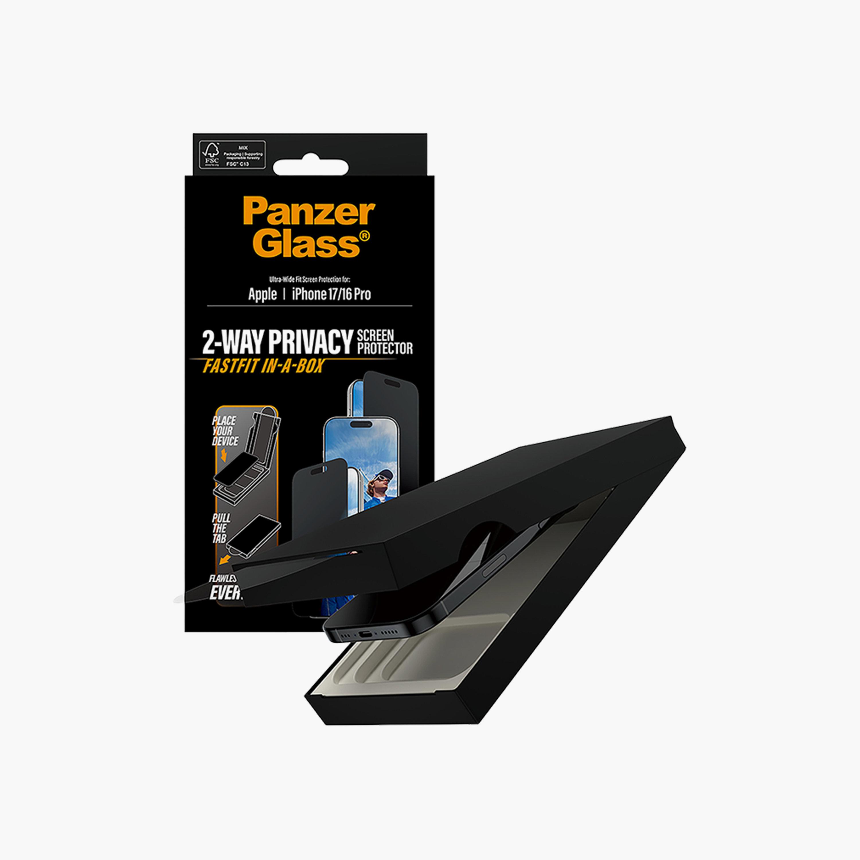PanzerGlass iPhone 17 Ultra-Wide Fit Black Frame Privacy Screen Protector-electronics-accessories-mobileaccesories-image-2
