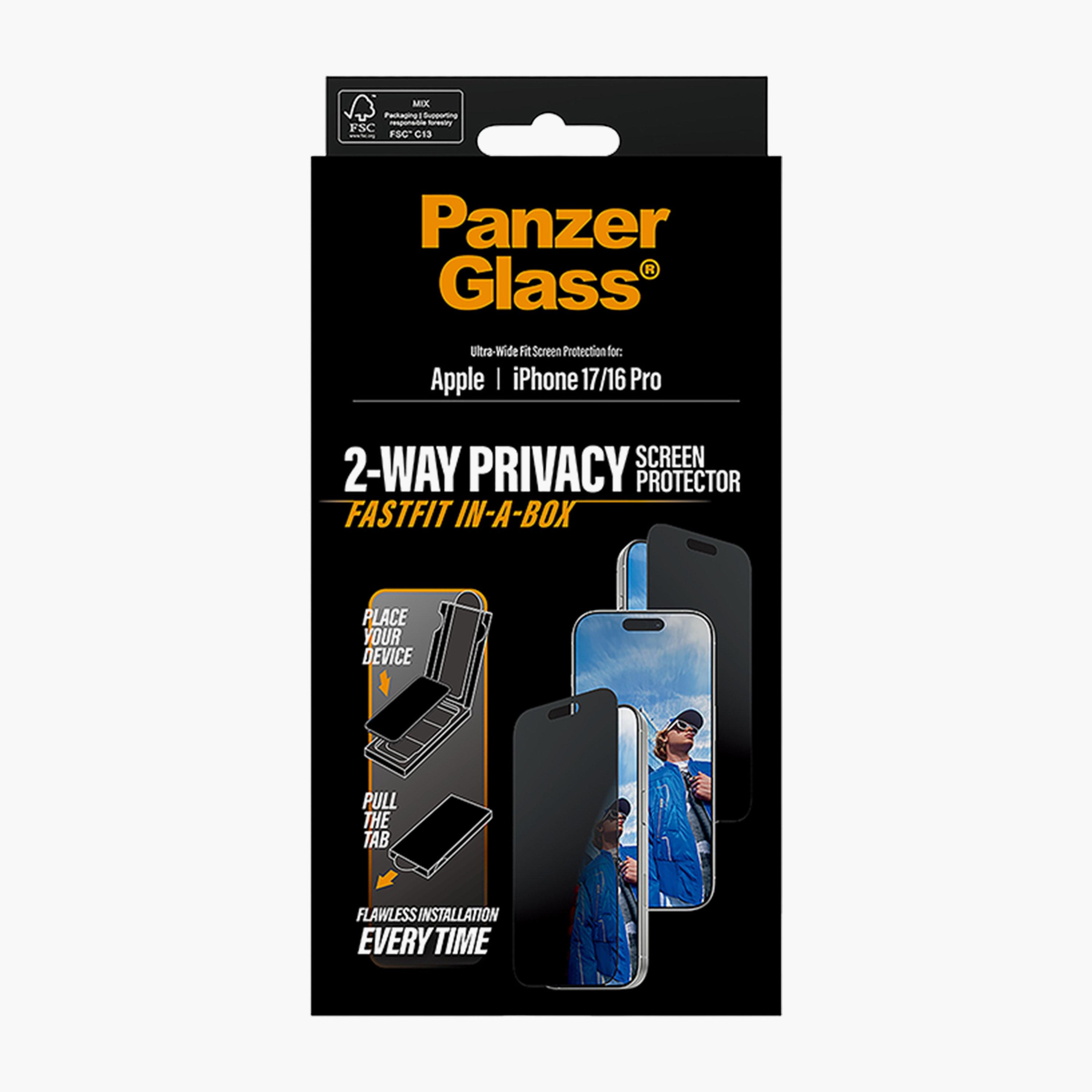 PanzerGlass iPhone 17 Ultra-Wide Fit Black Frame Privacy Screen Protector-electronics-accessories-mobileaccesories-image-5