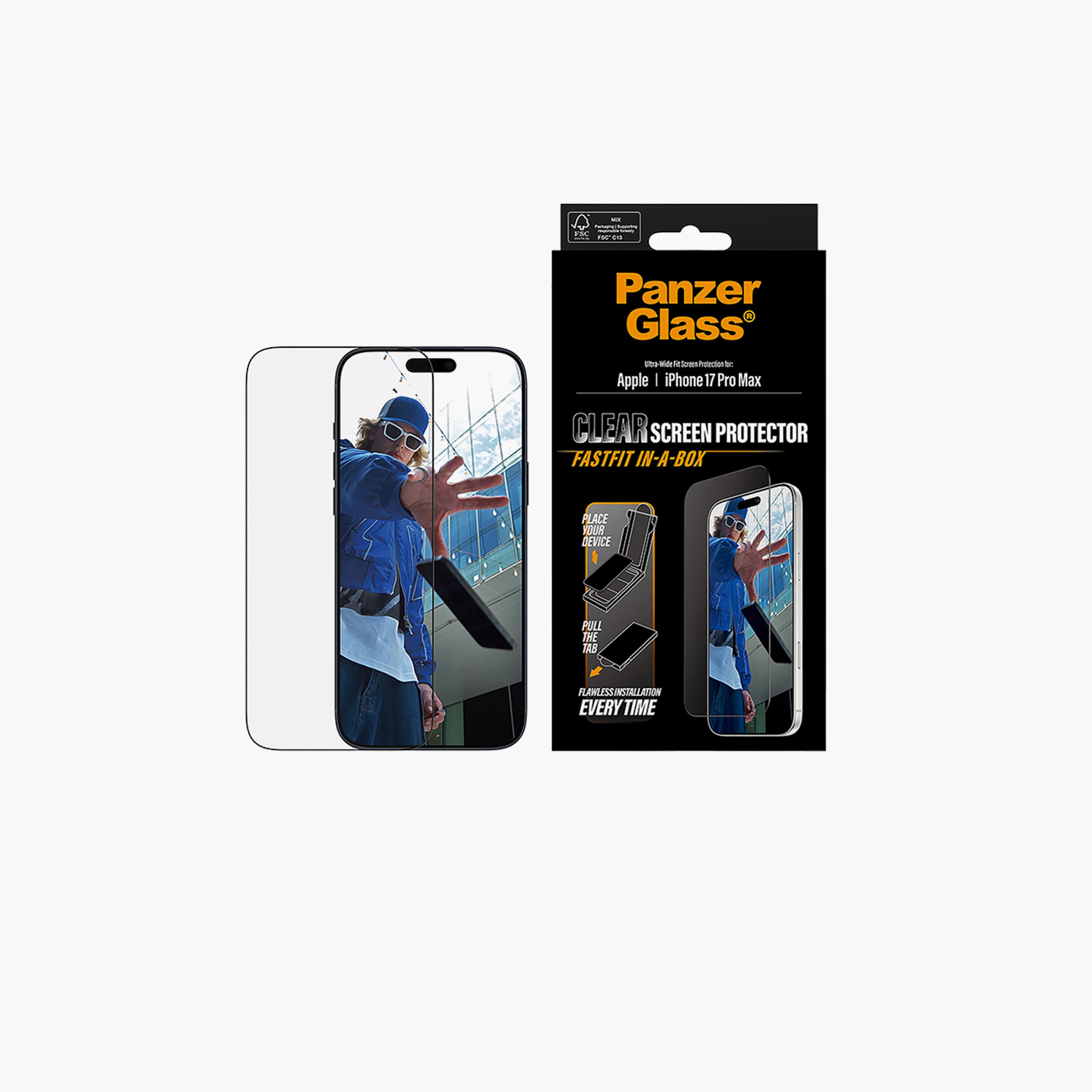 PanzerGlass iPhone 17 Pro Max Ultra-Wide Fit Black Frame Screen Protector-electronics-accessories-mobileaccesories-image-3